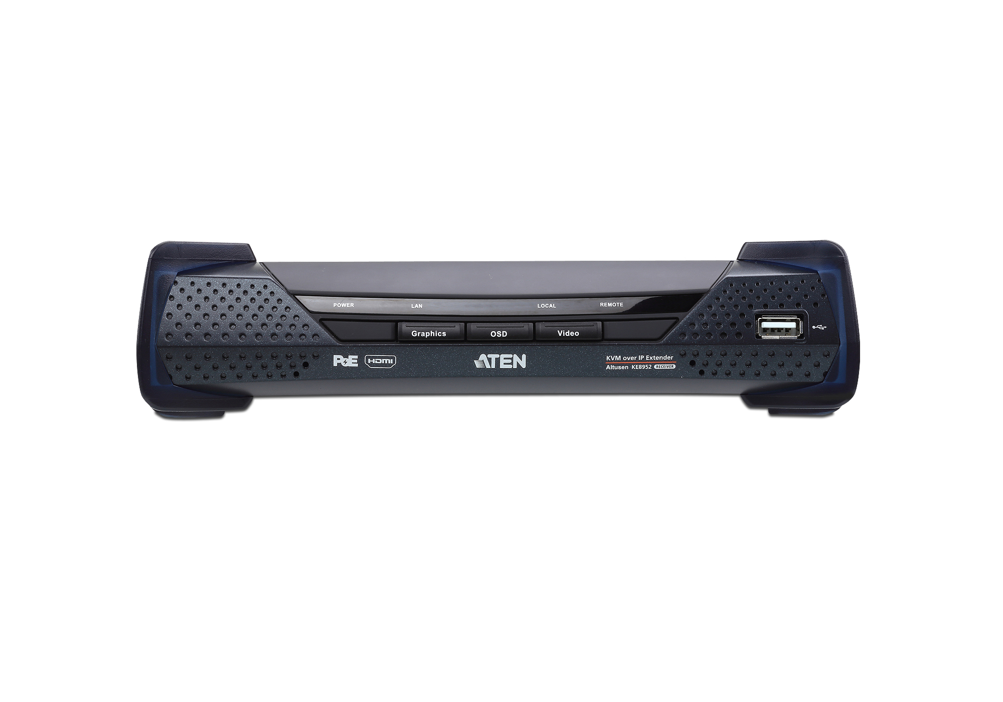 取寄 ATEN KE8952R HDMIシングルディスプレイIP-KVMエクステンダー　PoE対応レシーバー