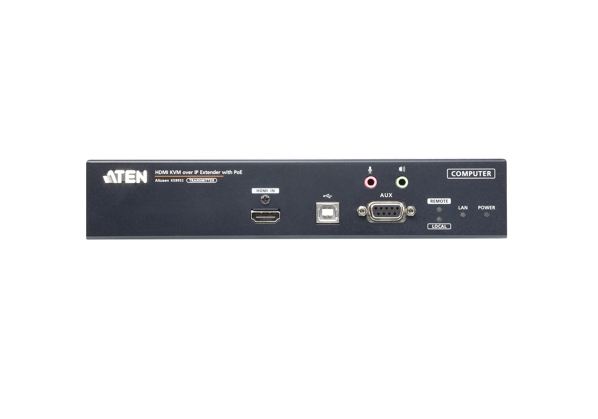 取寄 ATEN KE8952T HDMIシングルディスプレイIP-KVMエクステンダー　PoE対応トランスッター