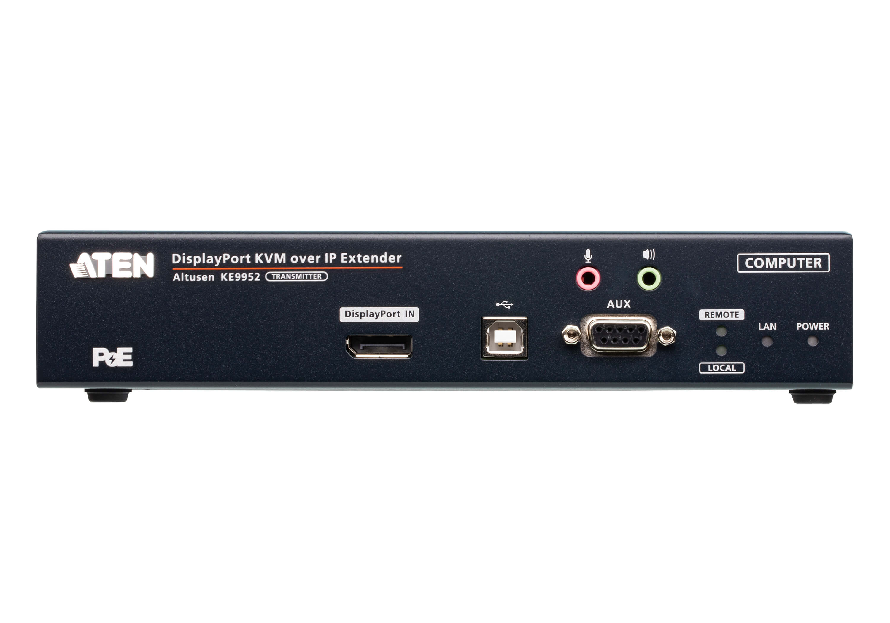 取寄 ATEN KE9952T  DisplayPortシングルディスプレイIP-KVMトランスミッター（4K、PoE対応）