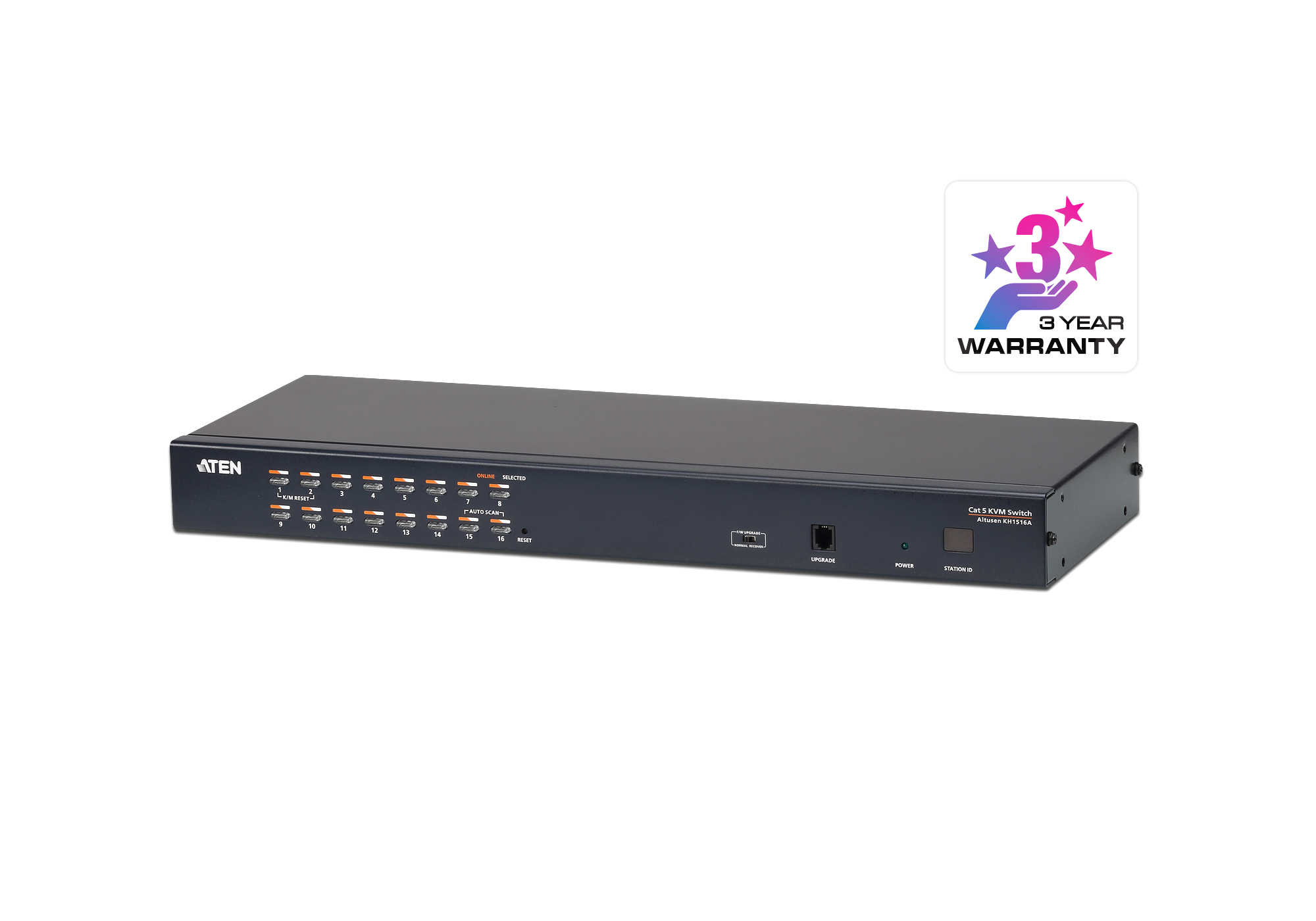 取寄 ATEN KH1516A Cat5タイプ 16ポート KVMスイッチ