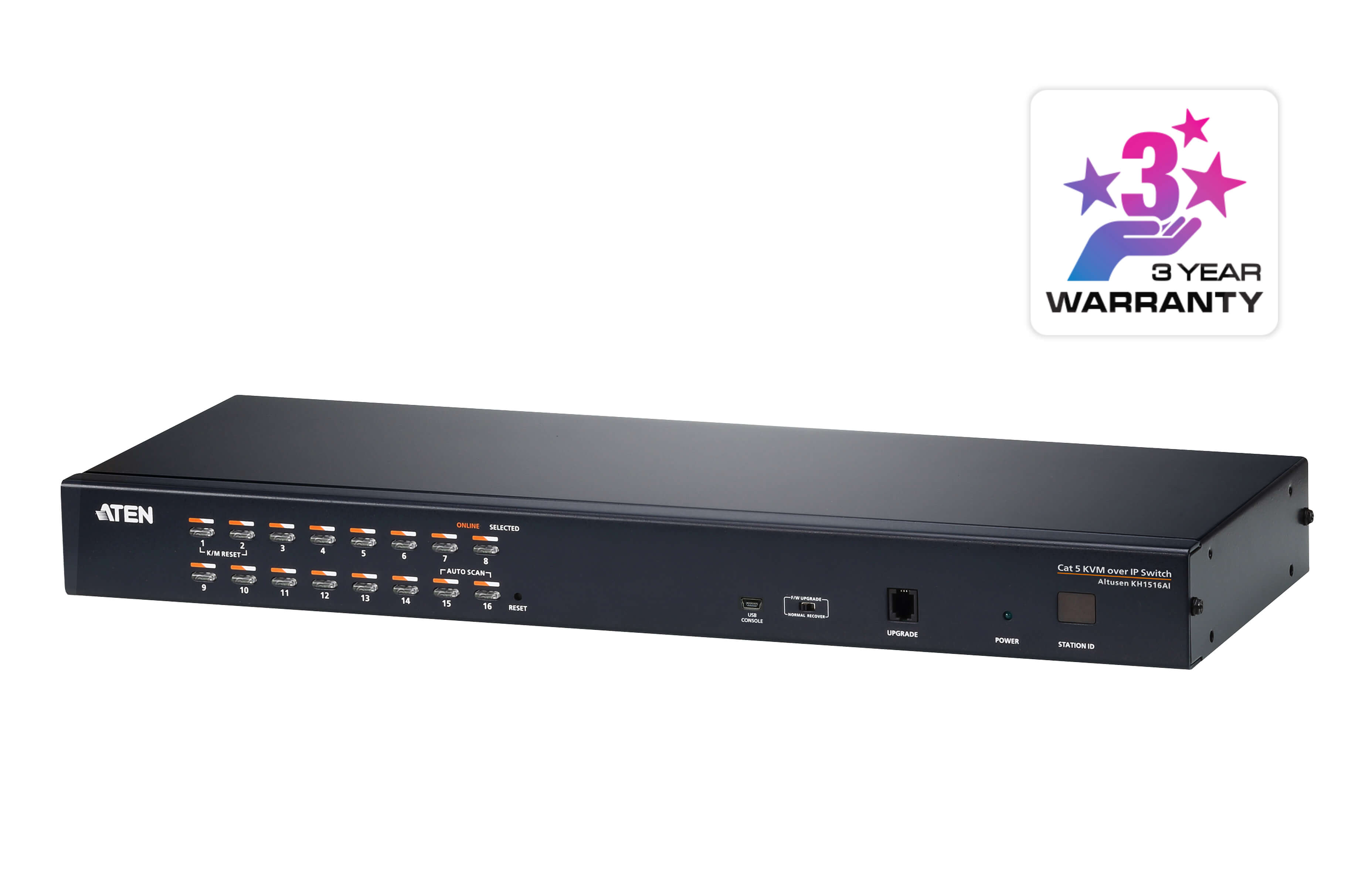 取寄 ATEN KH1516AI Cat5タイプ 16ポート Over IP KVMスイッチ