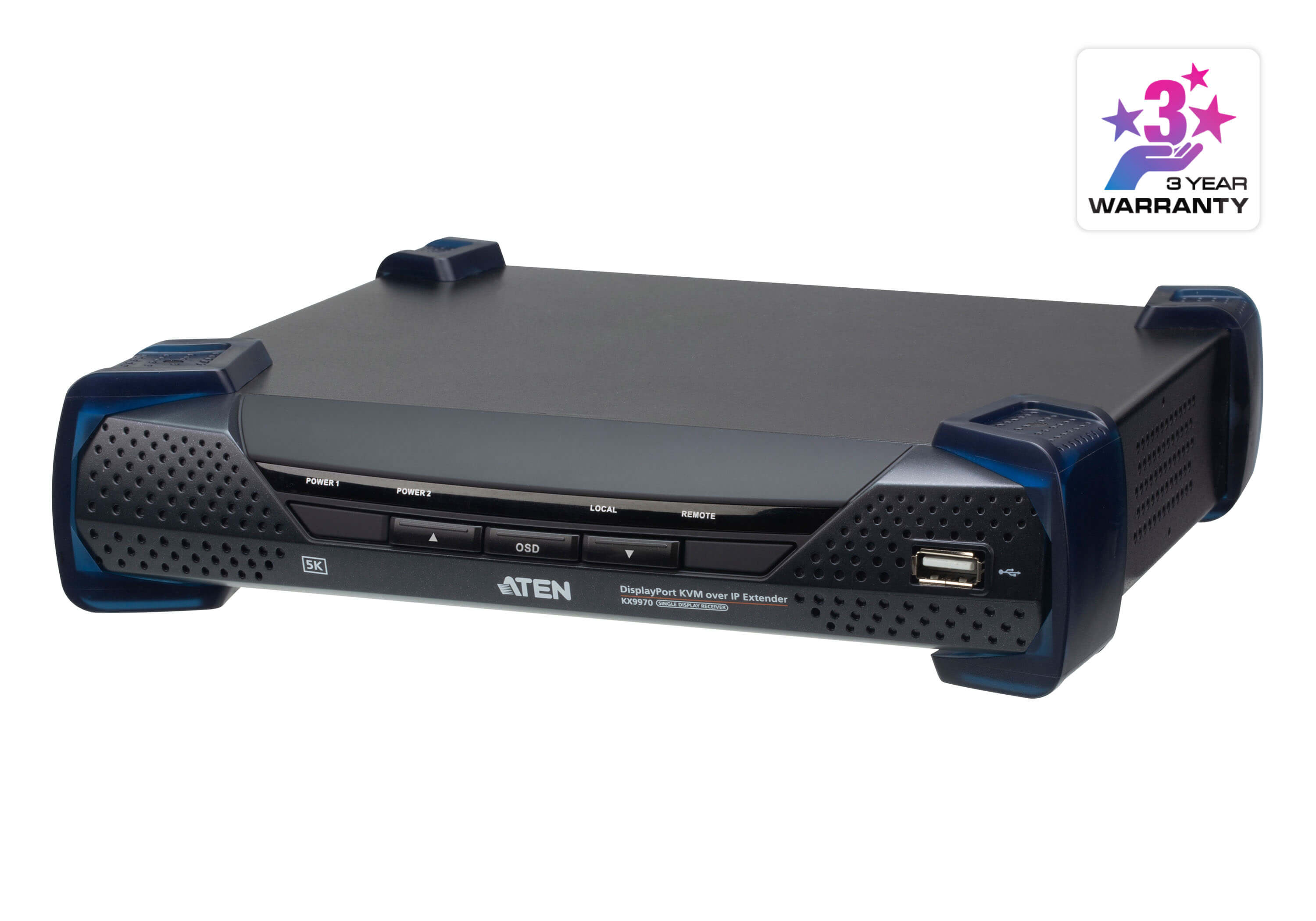 取寄 ATEN KX9970R DisplayPort IP-KVMレシーバー（5K解像度＆10GbEネットワーク対応）