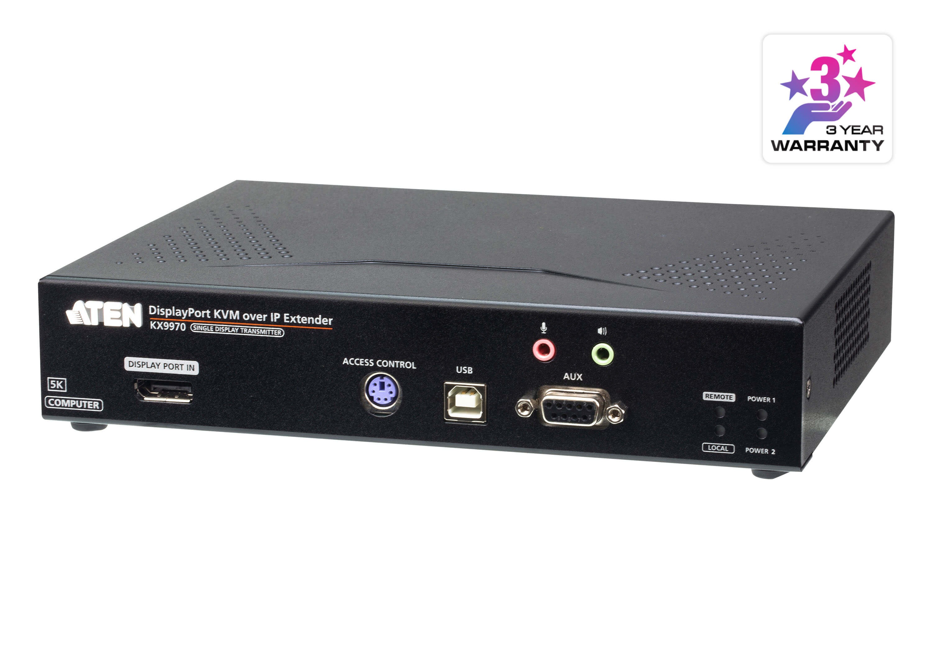取寄 ATEN KX9970T DisplayPort IP-KVMトランスミッター(5K解像度&10GbEネットワーク対応)
