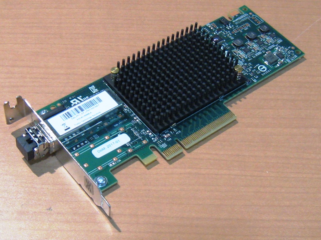 中古 Emulex LPe-31000 PCI-e 16Gb FC 1CH サーバーOEM品 ロープロファイル