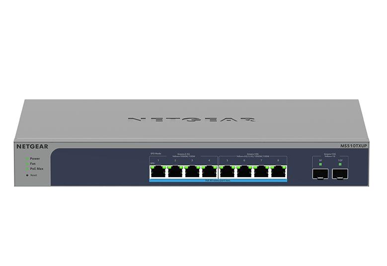 取寄 NETGEAR MS510TXUP-100AJS Ultra60 PoE++対応 (295W) マルチギガx8 SFP+ x2 スマートスイッチ