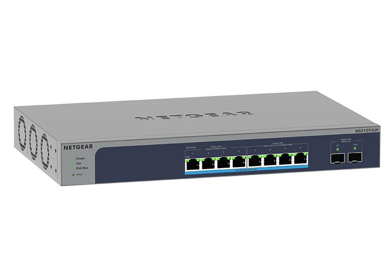 取寄 NETGEAR MS510TXUP-100AJS Ultra60 PoE++対応 (295W) マルチギガx8 SFP+ x2 スマートスイッチ