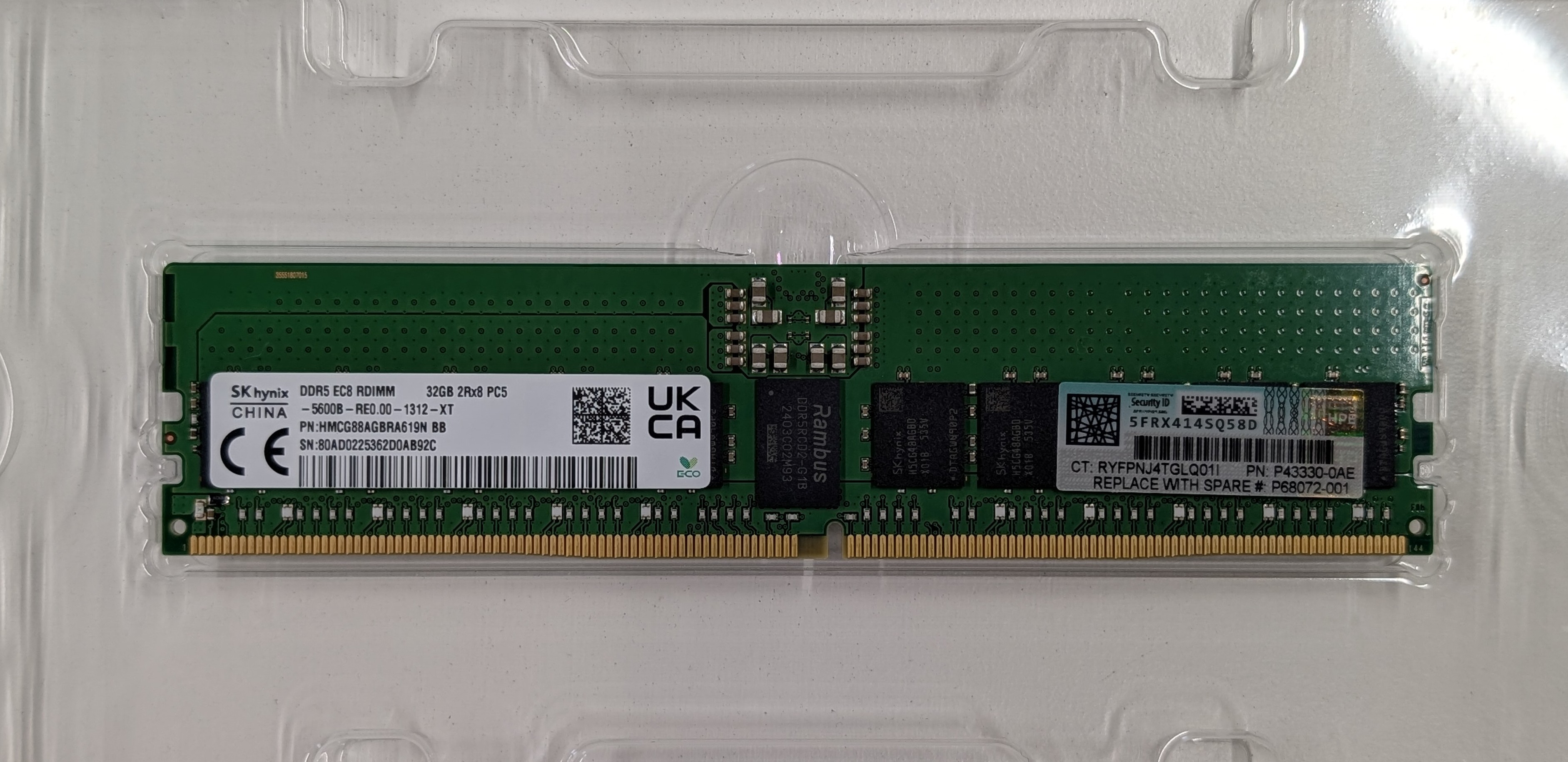 ■並行輸入 取寄■HPE P43328-B21(P43330-0AE) 32GB 2Rx8 PC5-4800B-R Smart Memory Kit