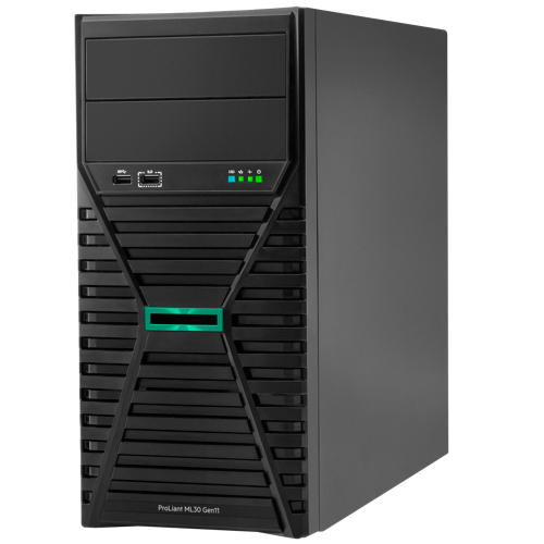 ■新品取寄■HPE新品 HP Smart Choice P78101-295 ML30 Gen11 Xeon E-2414 2.6GHz 1P4C 16GBメモリ 4LFF VROC 2TB SATA HDDx2 オンボード1Gbx4 500W電源x2モデル