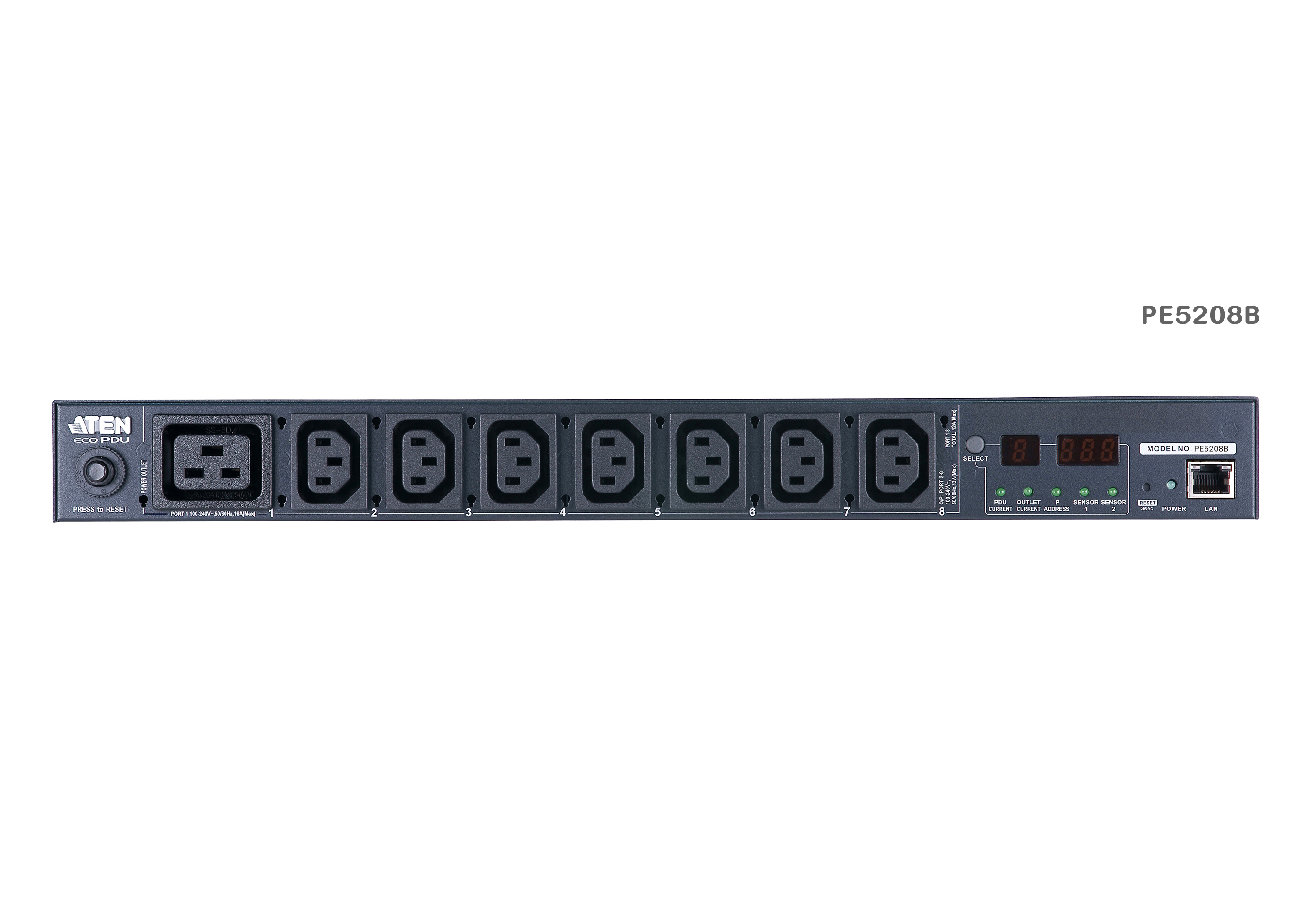 取寄 ATEN PE5221T 20A 21ポート 計測機能搭載 スリムタイプeco PDU（IEC）