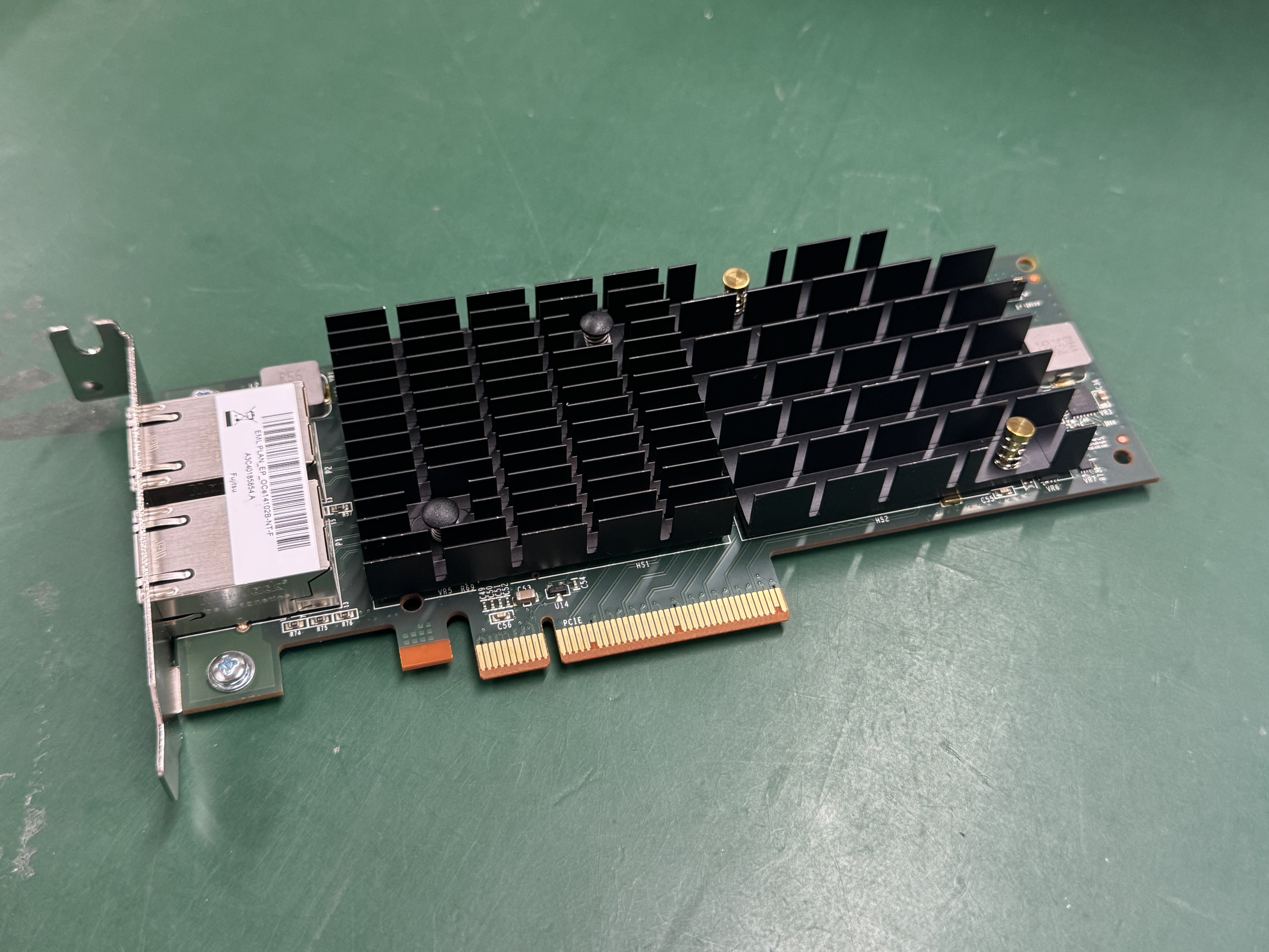 中古 富士通 PY-LA3A2 10Gb-T 2PORT OCe14102B-NT相当品 ロープロファイル