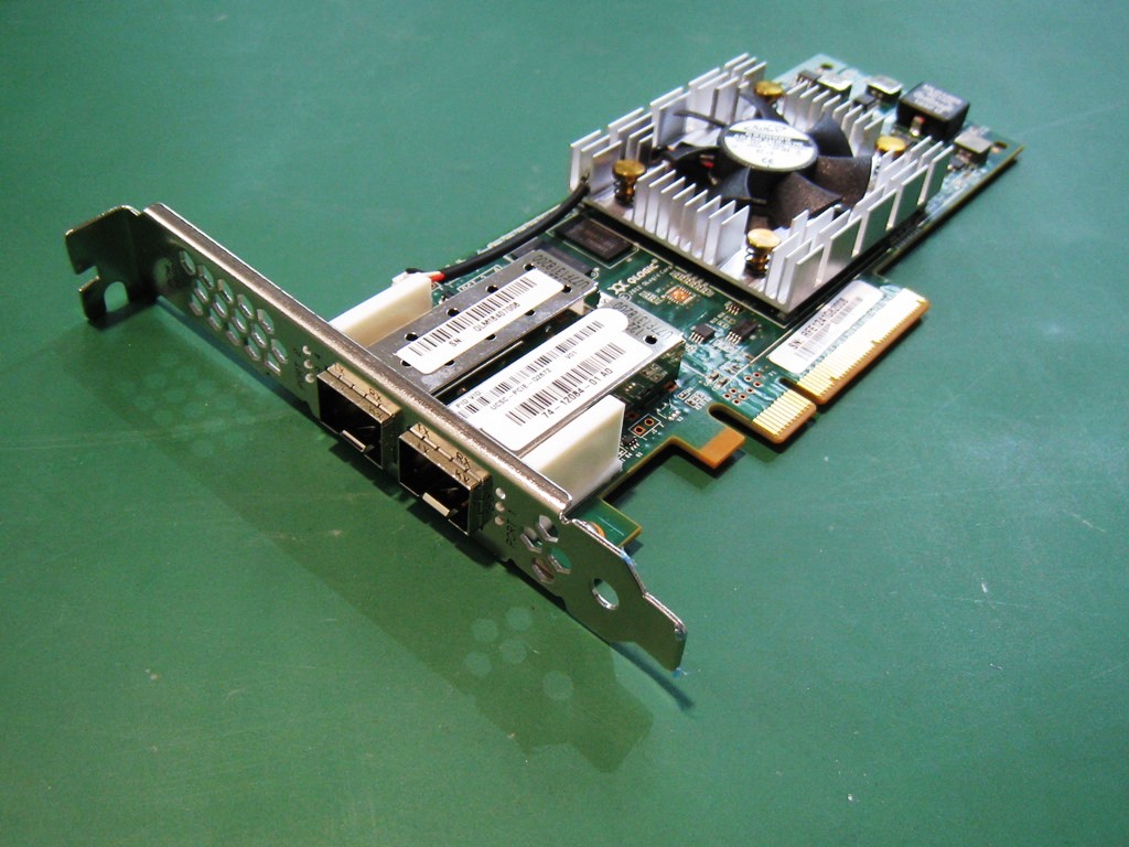 中古 QLOGIC QLE2672 PCI-e 16Gb FC 2CH サーバーOEM品 ノーマルブラケット型