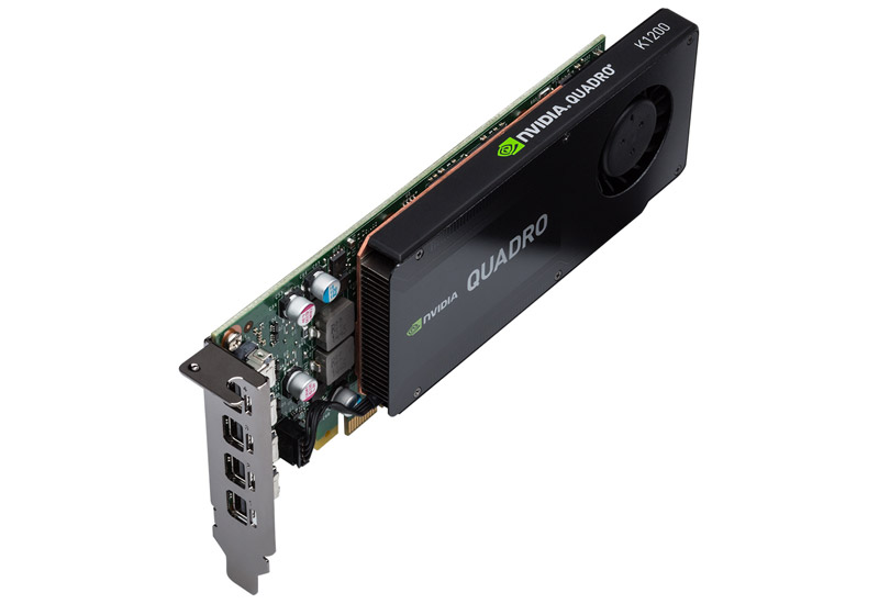 中古 NVIDIA Quadro K1200 ロープロファイル