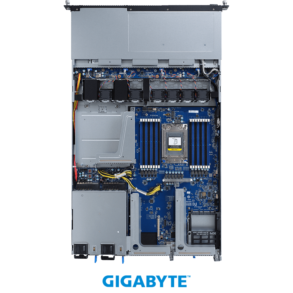 【納期1.5ヶ月 取寄】 Gigabyte R162-ZA0 AMD EPYC 7713 64C 256GB 960GBx2 10G 3YW