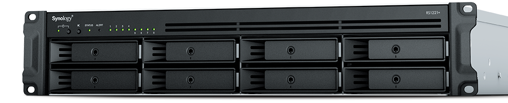 取寄 Synology(シノロジー)RS1221+ HDD4TB×8 3年先出センドバック保守付