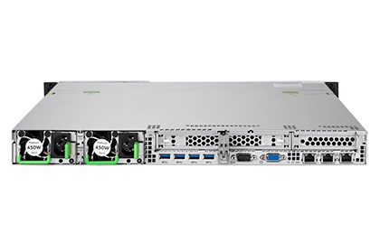 新品 Fujitsu PRIMERGY(プライマジー) RX1330 M4 E-2136 純正パーツ＋5年保守付 あんしんモデル１