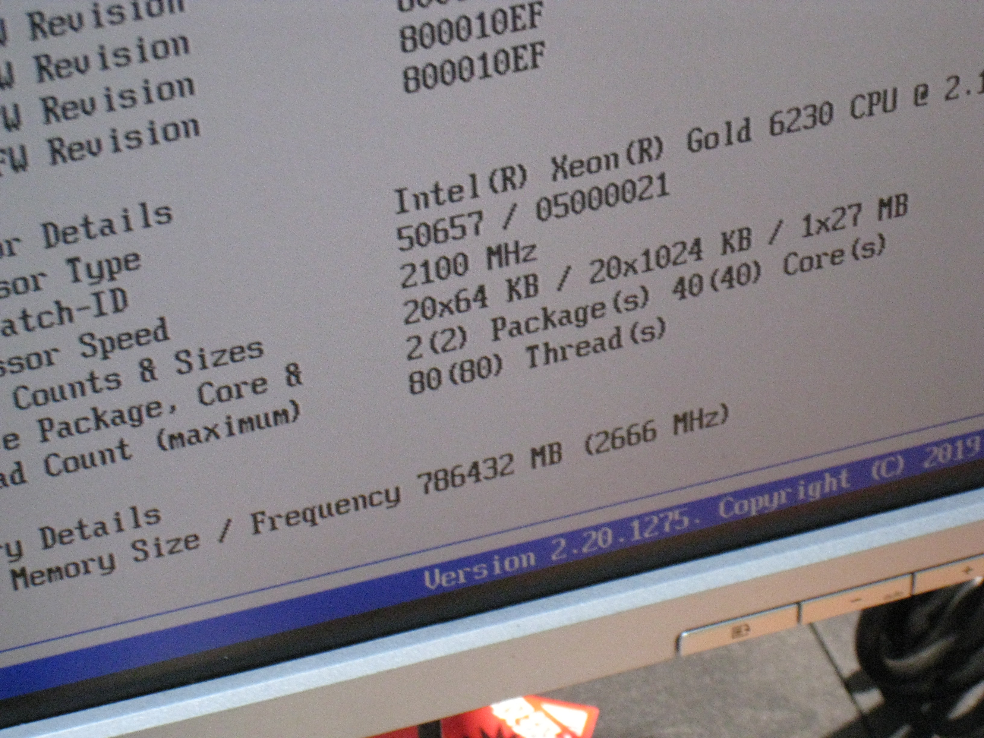 【otto認定中古】FUJITSU PRIMERGY(プライマジー) RX2530 M5 G5218R 20C/40T 2CPU 768GB 1YW モデル2
