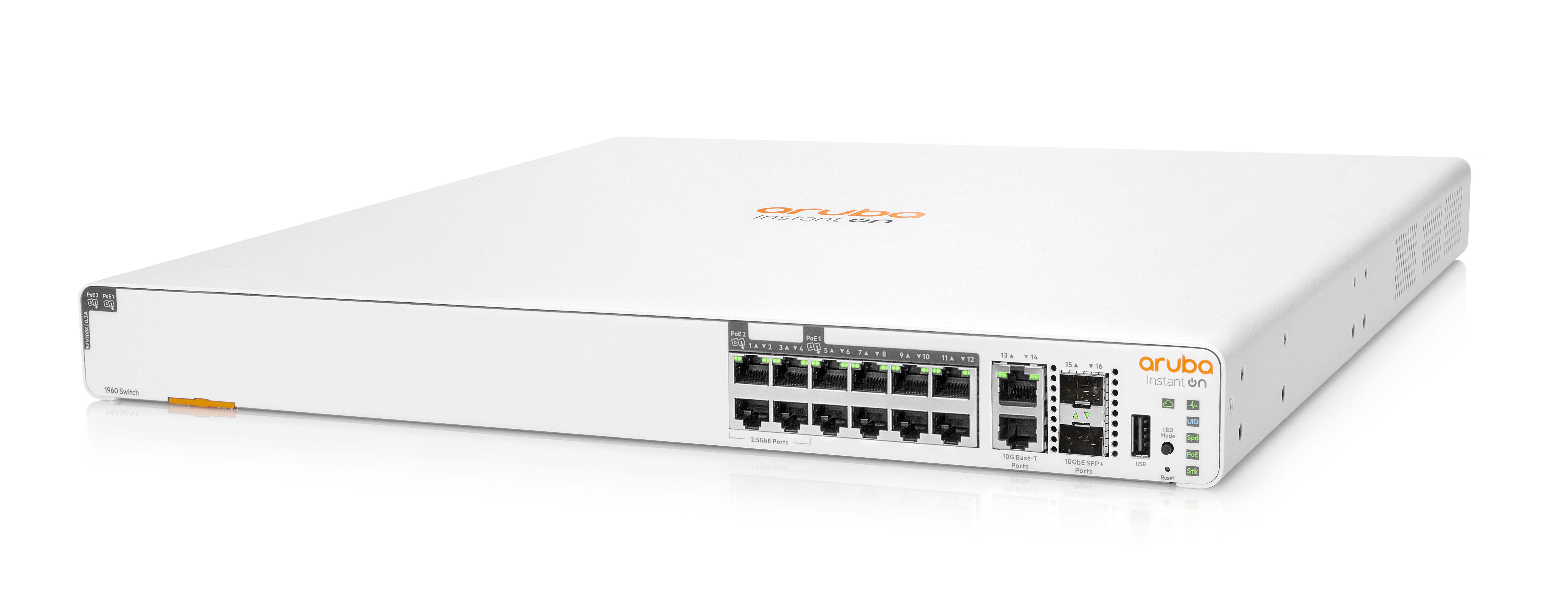 ！在庫限定特価！S0F35A#ACF 新品 HPE Aruba Instant On 1960 8G Class4 PoE 4 Smart Rate 1G/2.5G Class6 PoE 2XGT 2SFP+ 480W Sw