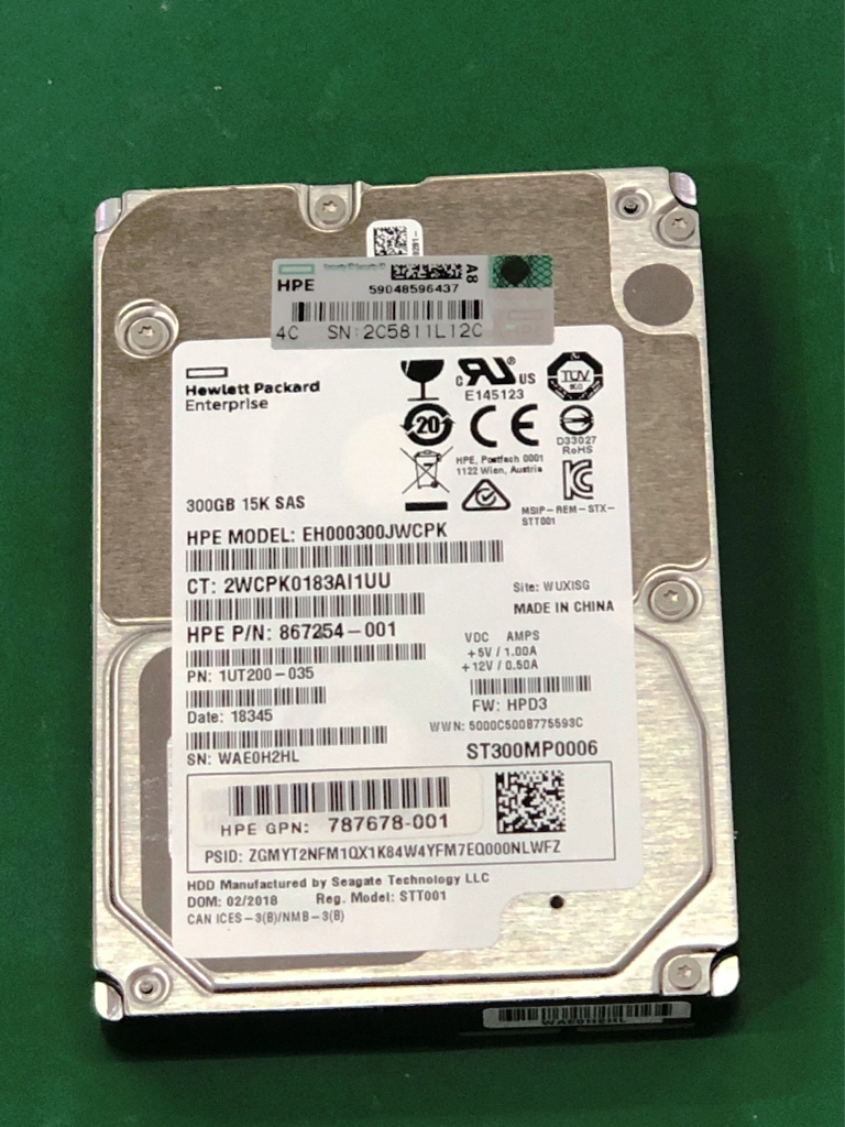 新品 Seagate ST300MP0006 HPE OEM 未使用品 180日保証