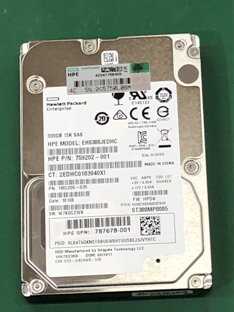 新品 Seagate ST300MP0005 HPE OEM 未使用品 180日保証