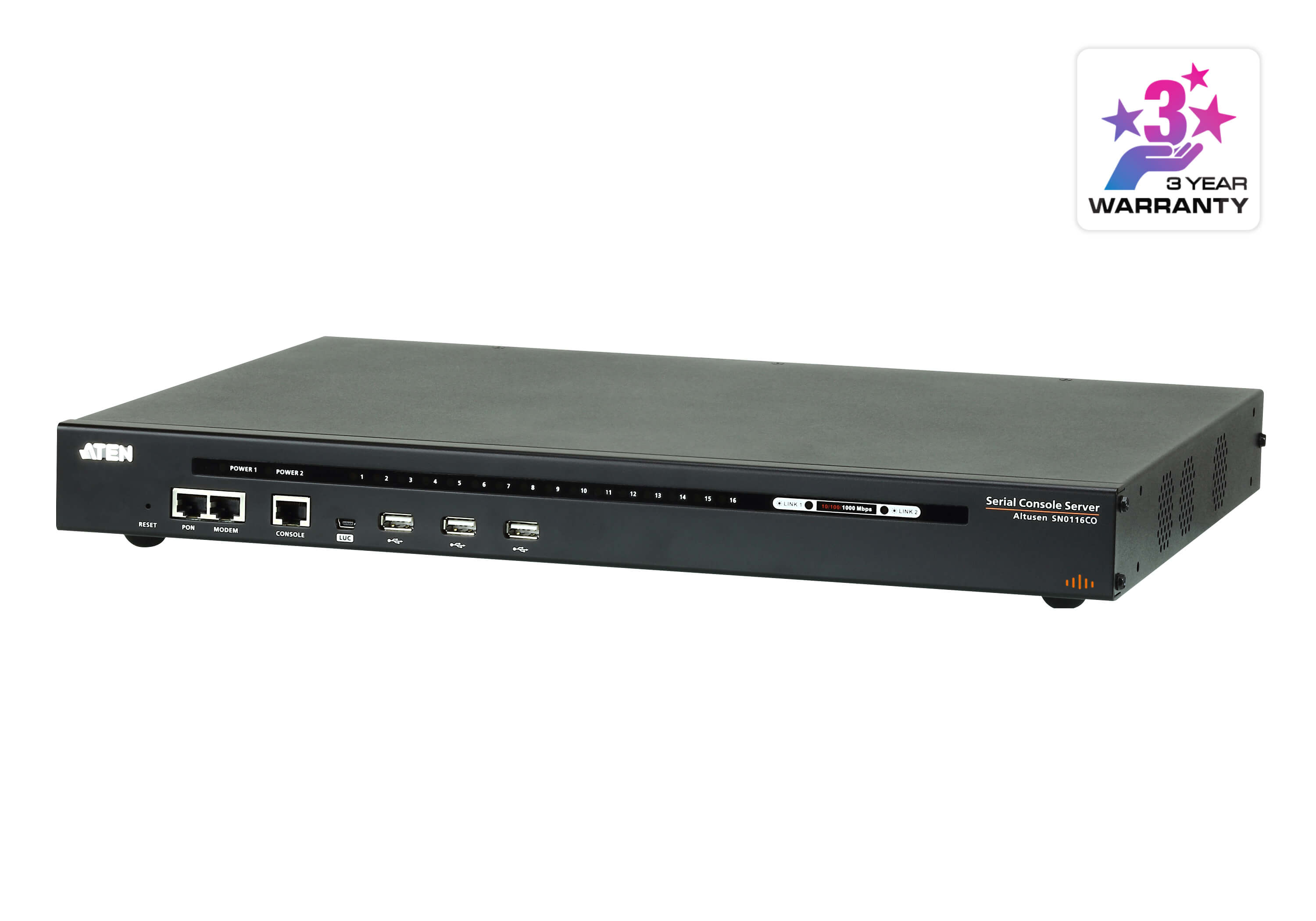 取寄 ATEN SN0116CO  16ポート シリアルコンソールサーバーー