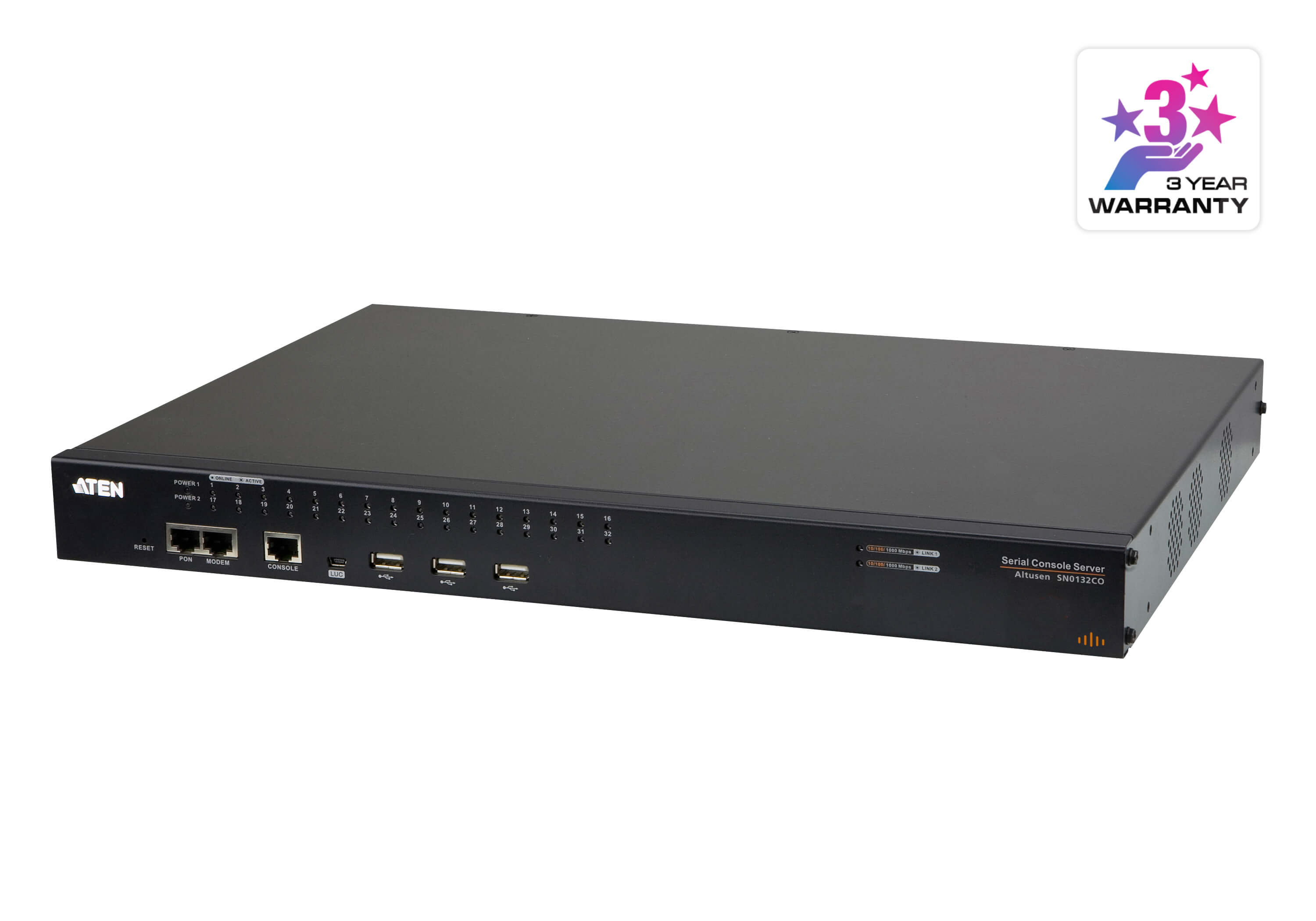 取寄 ATEN SN0132CO  32ポート シリアルコンソールサーバーー