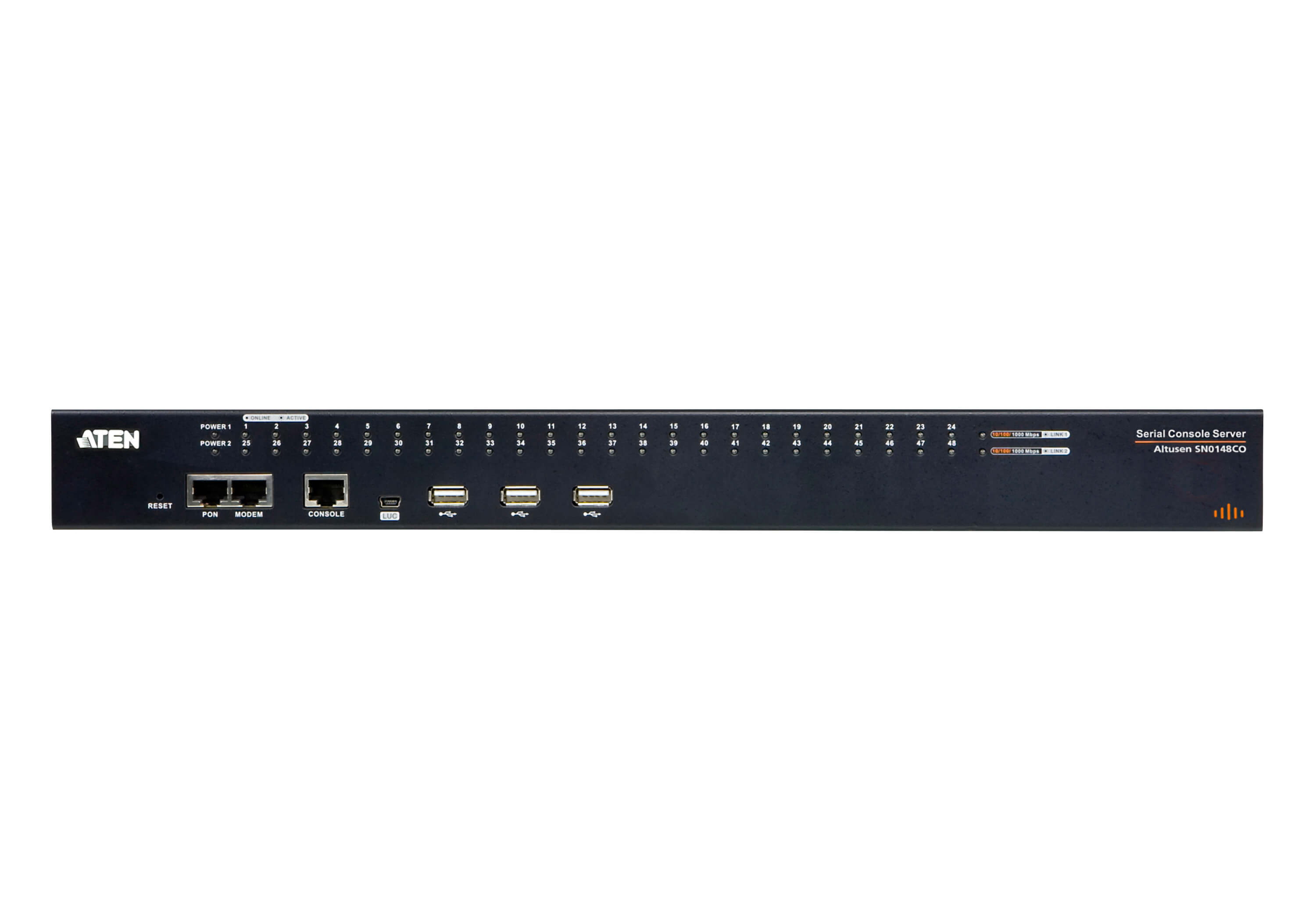 取寄 ATEN SN0148CO 48ポート シリアルコンソールサーバーー