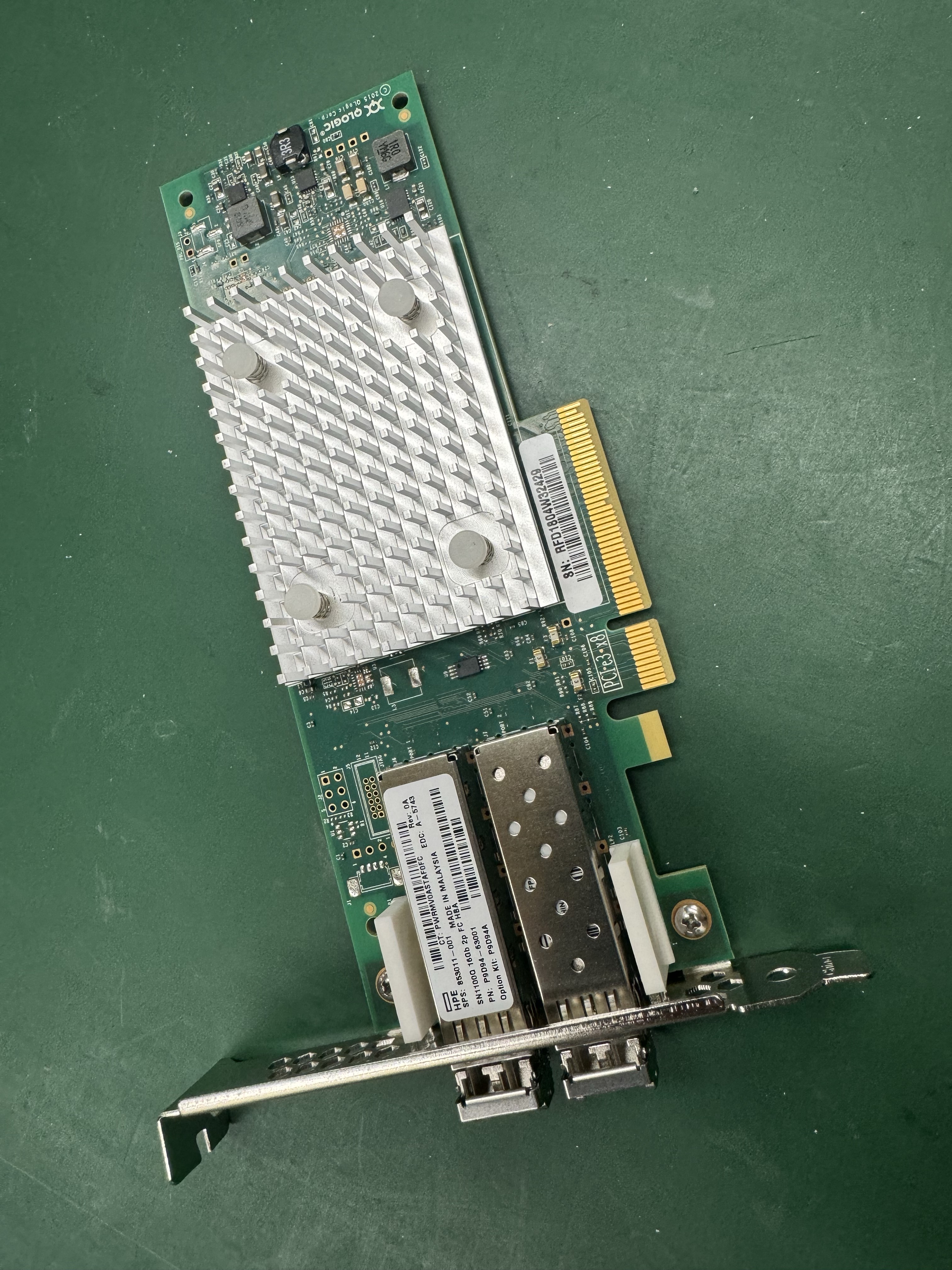 中古 P9D94A SN1100Q HPE QLE2692 PCI-e 16Gb FC 2CH ノーマルブランド