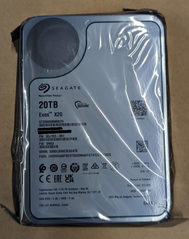 Seagate 4TB NL SATA 6GB/S 7.2K RPM (ST4000NM0024) 並行輸入品