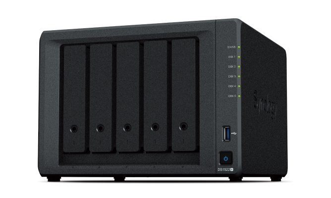 新品 Synology(シノロジー) DiskStation DS1522+ 16TBx5 先出し3年センドバック