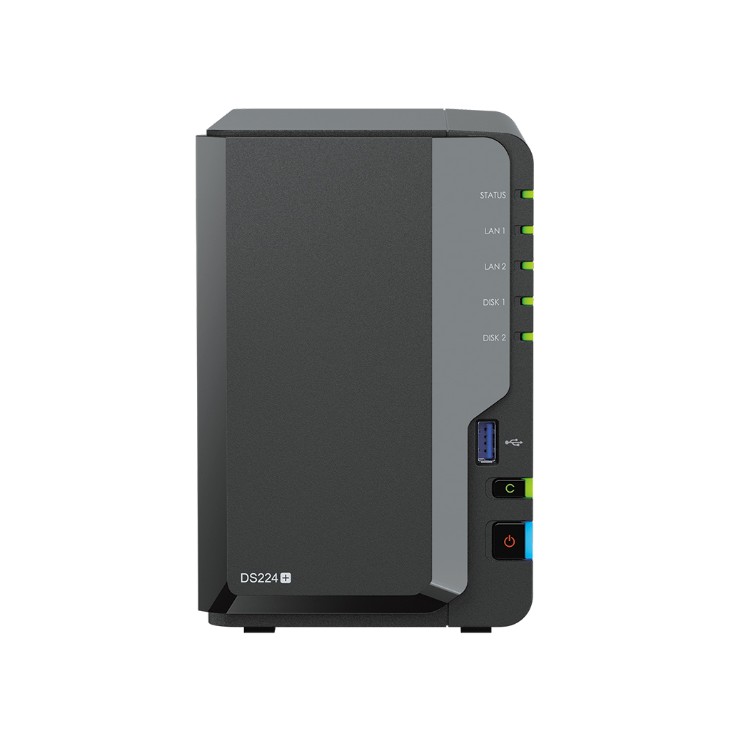 【イミュータブルスナップショット機能搭載】新品 Synology DiskStation DS224+ 4TBx2 先出し3年センドバック【ランサムウェア対策】