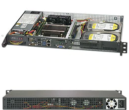 取寄 SuperMicro SYS-5019C-FL ベアボーン（単体販売不可。CPU等、別途組込必須です）