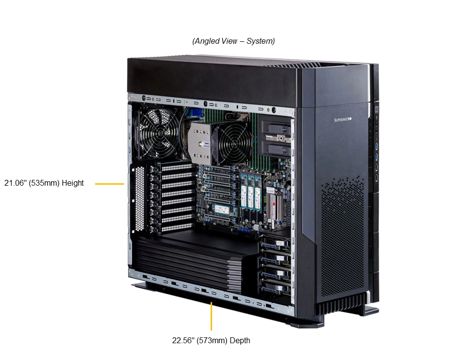 【OTTO_WS】SuperMicro SYS-551A-T Xeon w7-3565X RTXPRO6000 WS 搭載 ワークステーションモデル6