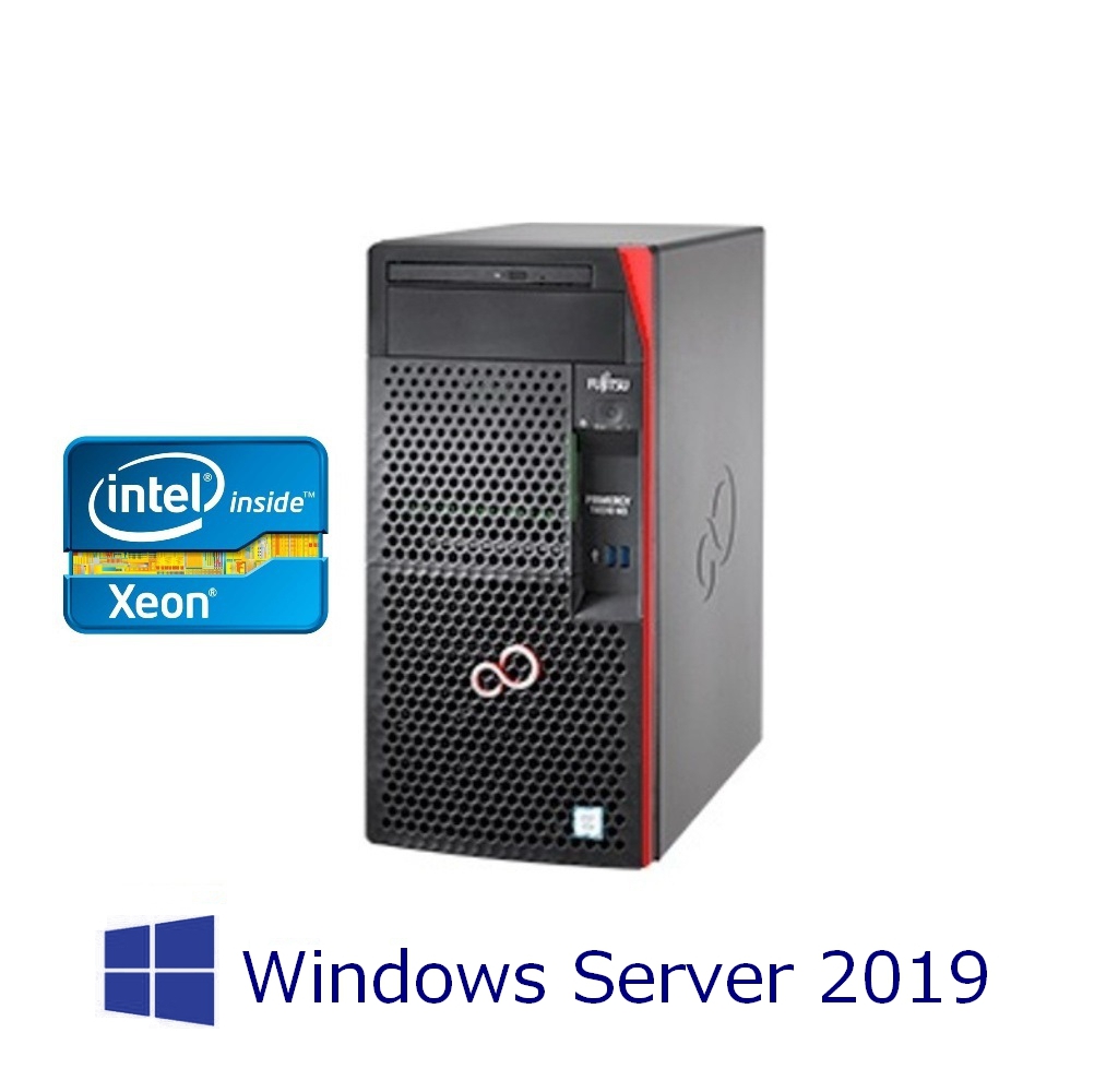 Fujitsu PRIMERGY TX1310 M3 Xeon E3-1225V6 WS2019Std 1TB×2 16GB Data Defender Server Pack【バックアップ＆セキュリティ組込モデル】