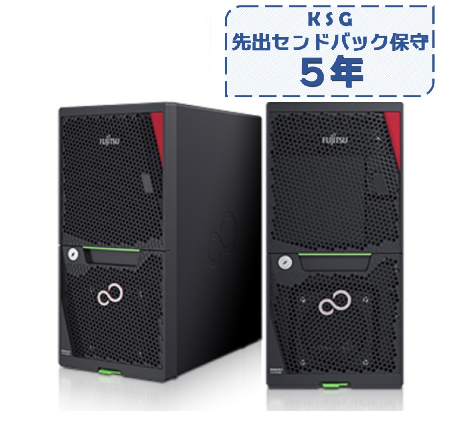 【短納期】Fujitsu PRIMERGY(プライマジー) TX1310 M5 Xeon E-2324G 64GB 960GB SSD【5年パーツ先出し】