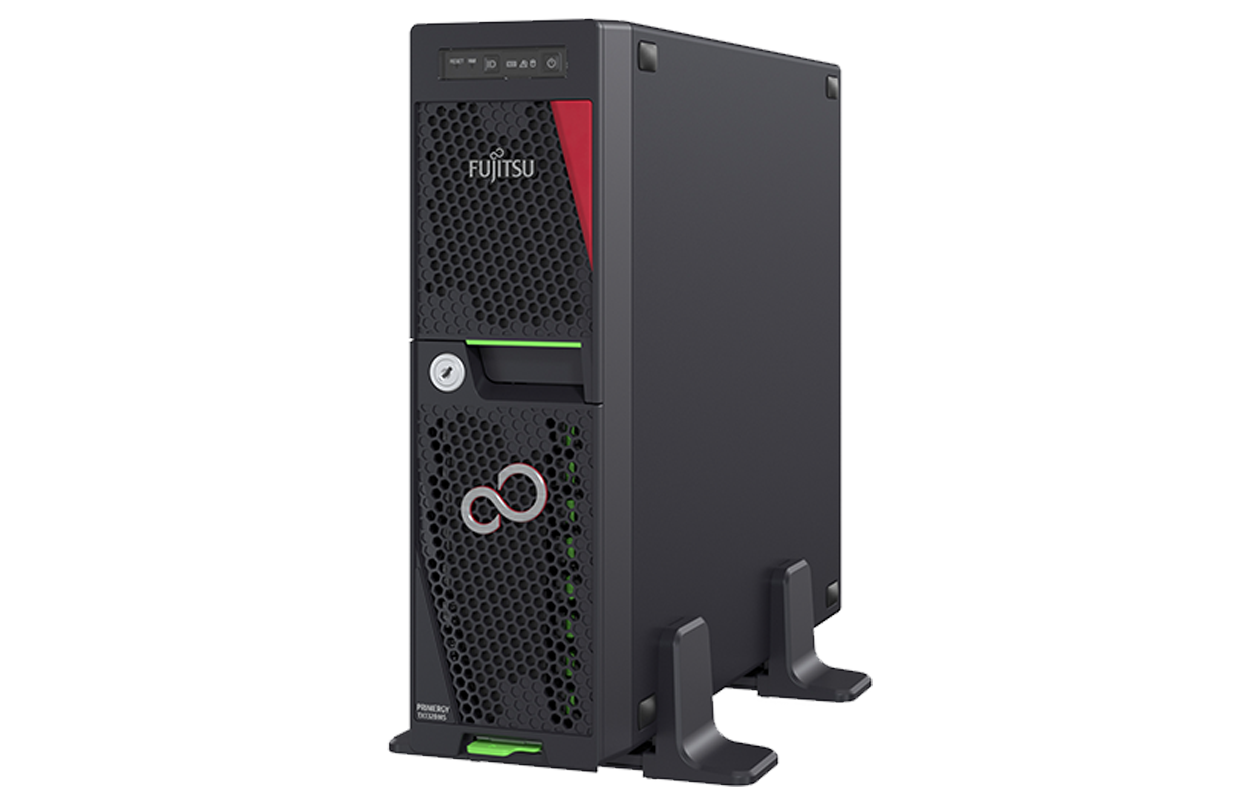 中古 Fujitsu PRIMERGY(プライマジー) TX1320 M5 Pentium G6405 4.1GHz 2C/4T 8GB 2TBx2