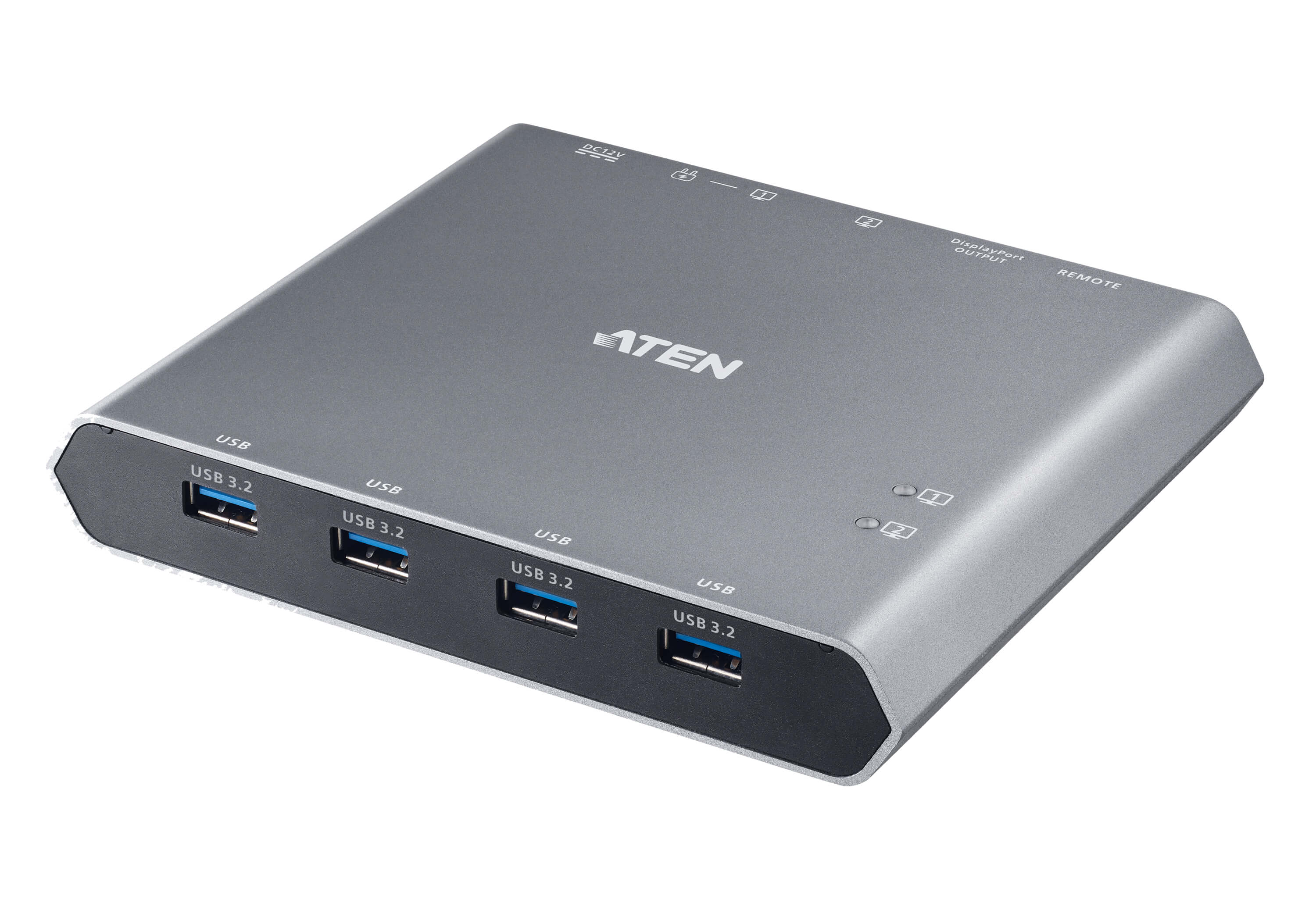 取寄 ATEN US33122ポートUSB-C DisplayPort KVMスイッチ（4K60p対応、ワイヤードリモコン付属）