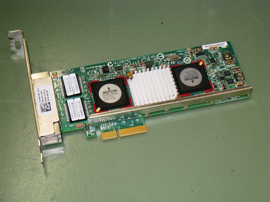 中古 Broadcom BCM95709A0906G 4ポートGbE ノーマルブラケット