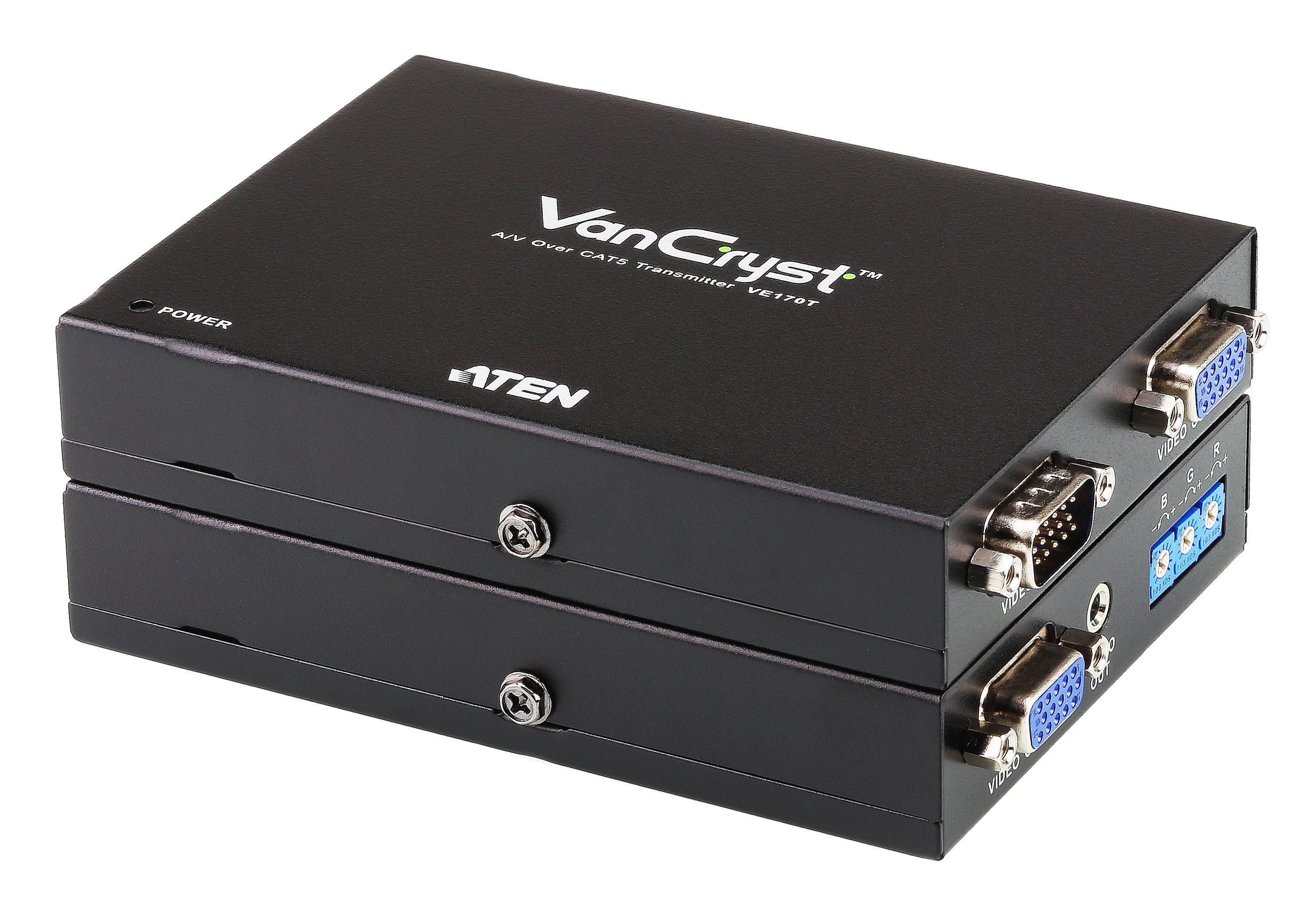 取寄 ATEN VE170Q Cat5タイプ アナログVGAエクステンダー スキュー調整対応