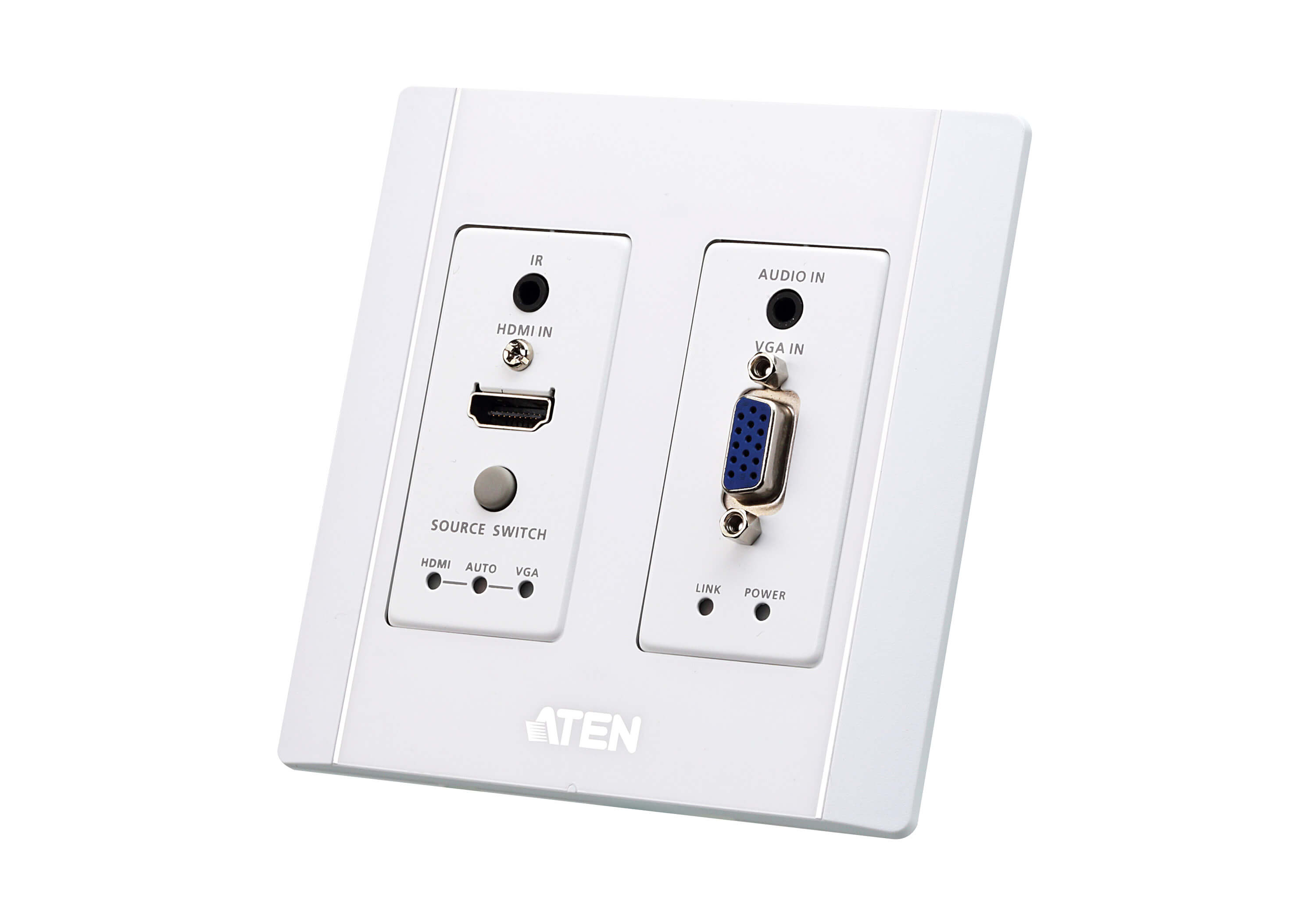 取寄 ATEN VE2812AUST  HDMI & VGA HDBaseTトランスミッター（USウォールプレート、POHタイプ）