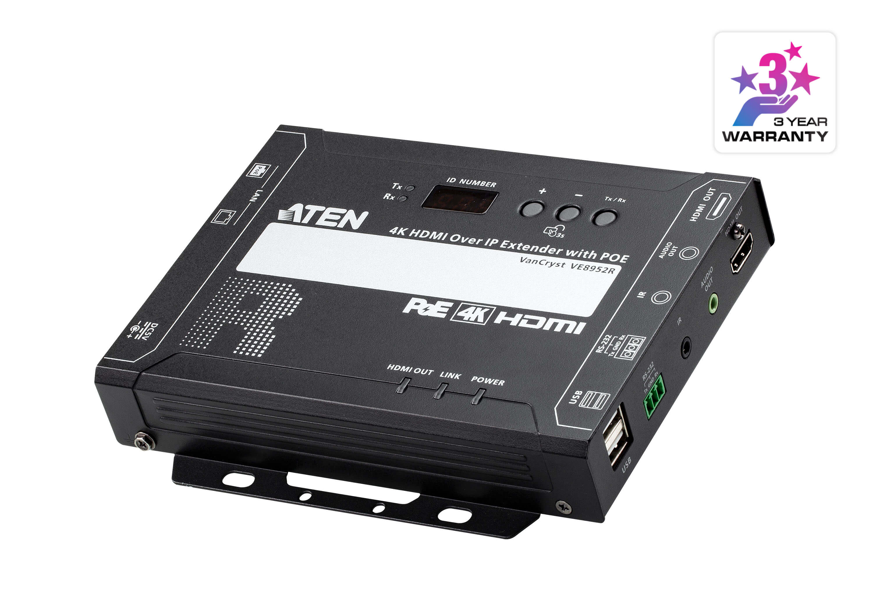 取寄 ATEN VE8952R Video over IPレシーバー(4K&PoE対応)