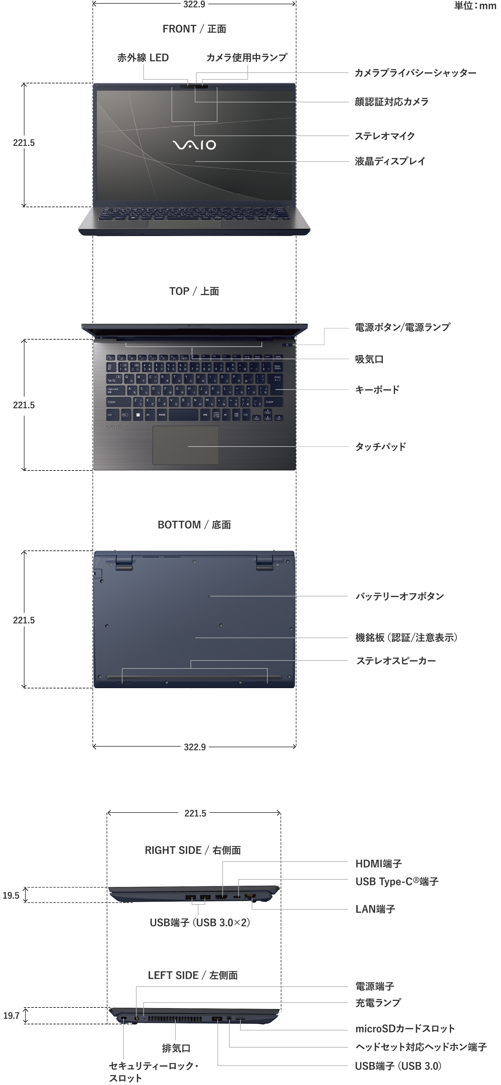 【メーカー在庫直送】VAIO Pro BK VJBK114000003