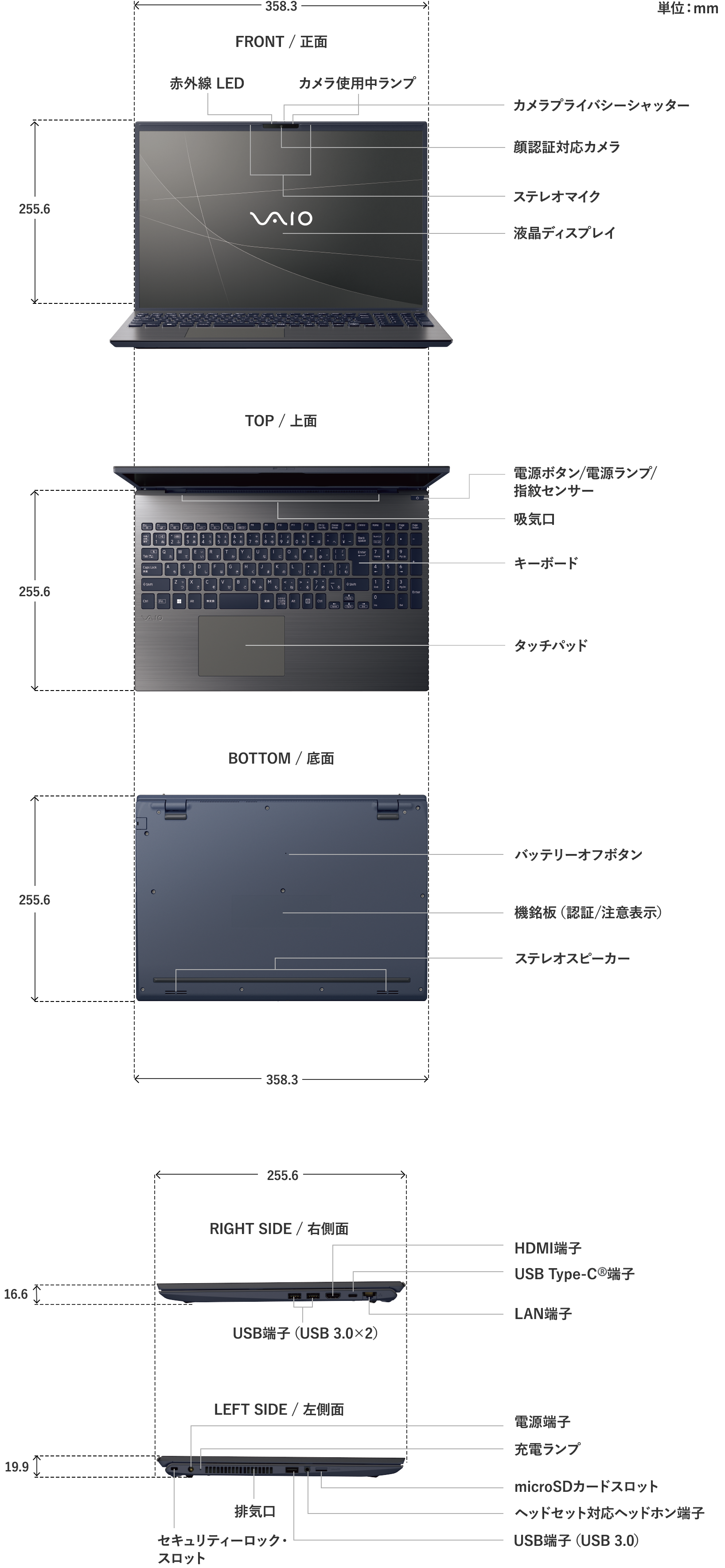 【メーカー在庫直送】VAIO Pro BM VJBM118000118