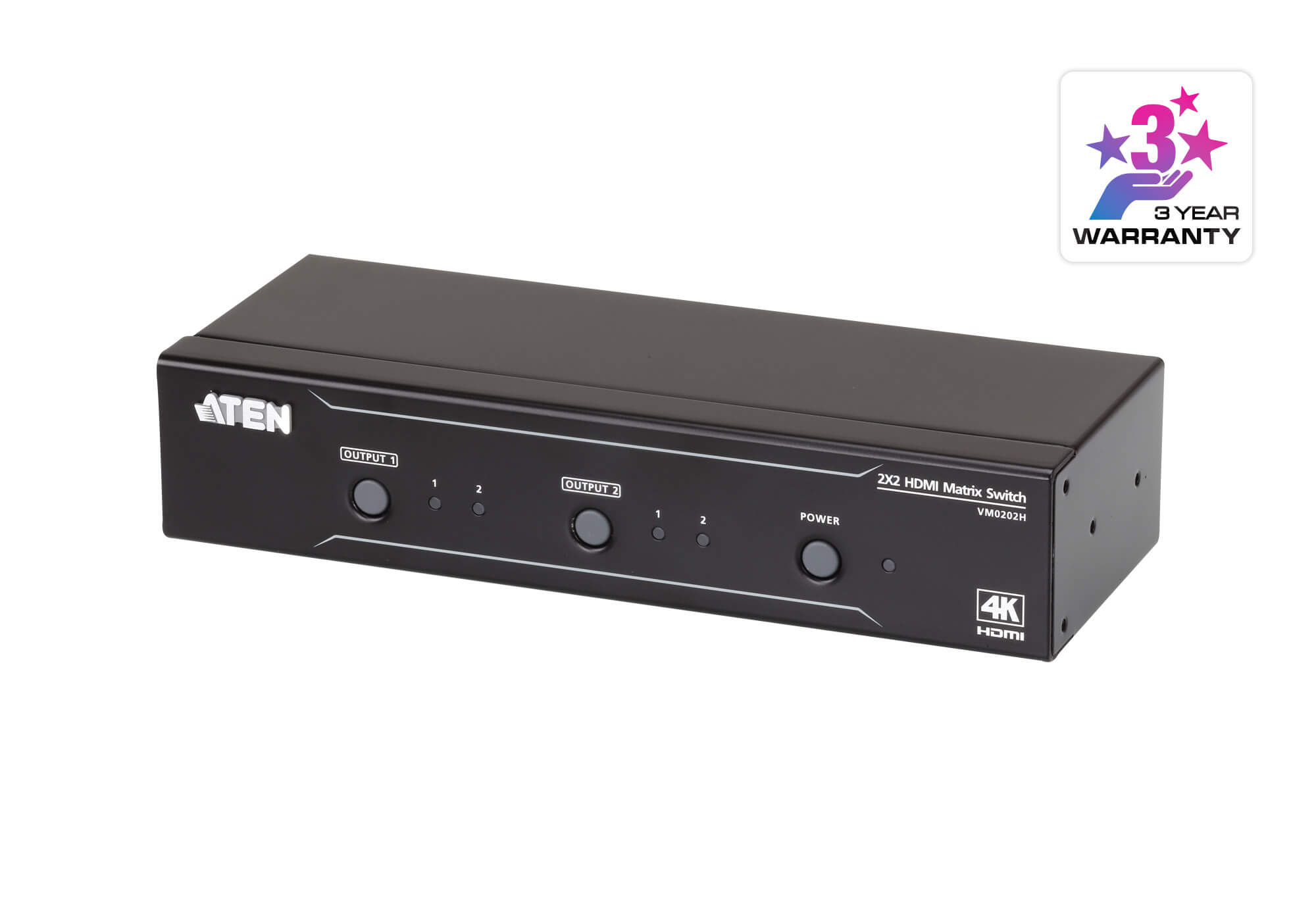 取寄 ATEN VM0202H 2入力2出力HDMIマトリックススイッチャー