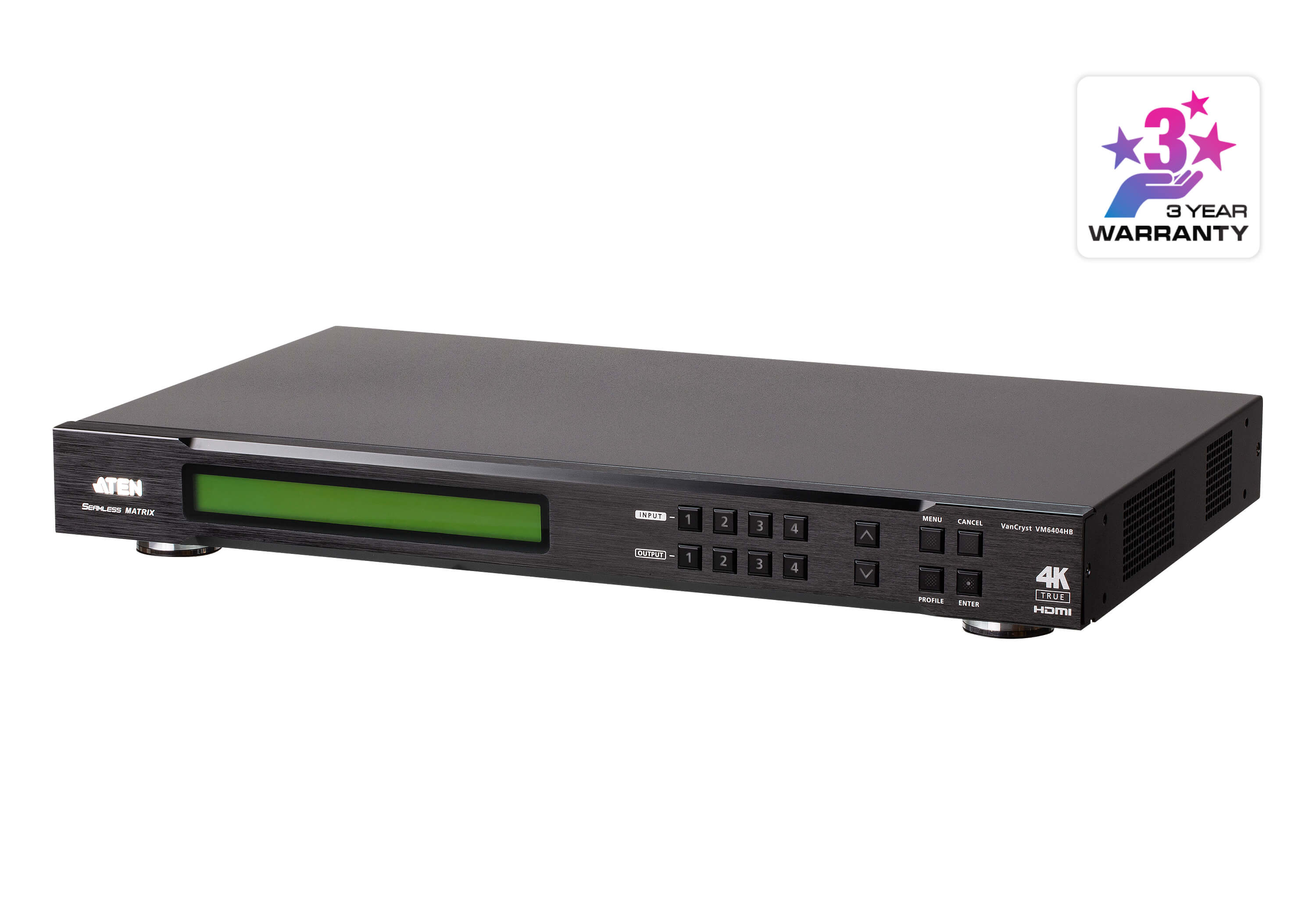 取寄 ATEN VM6404HB True 4K HDR対応 4x4マトリックススイッチャー