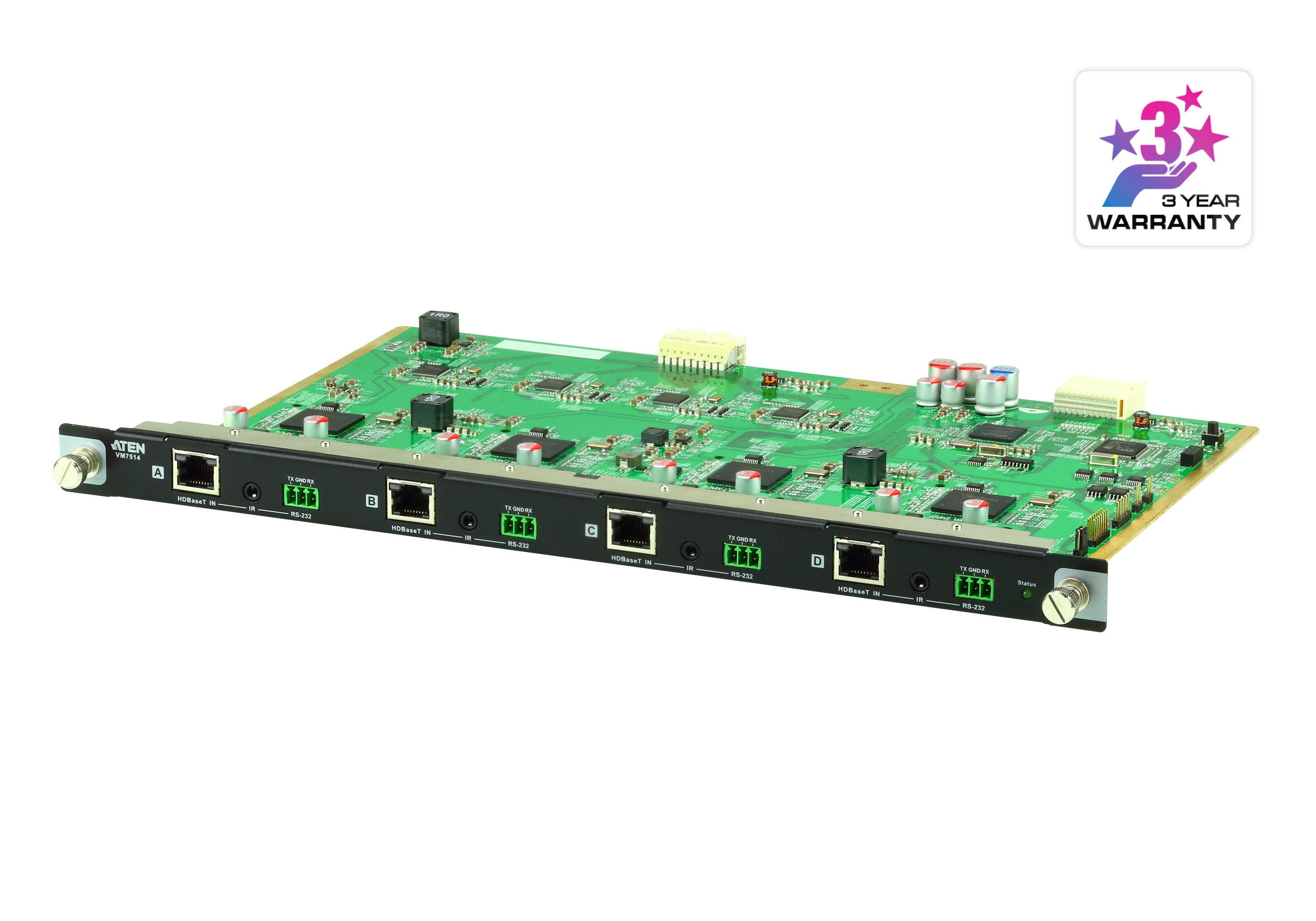 取寄 ATEN VM7514 VM1600用4ポートHDBaseT対応入力ボード