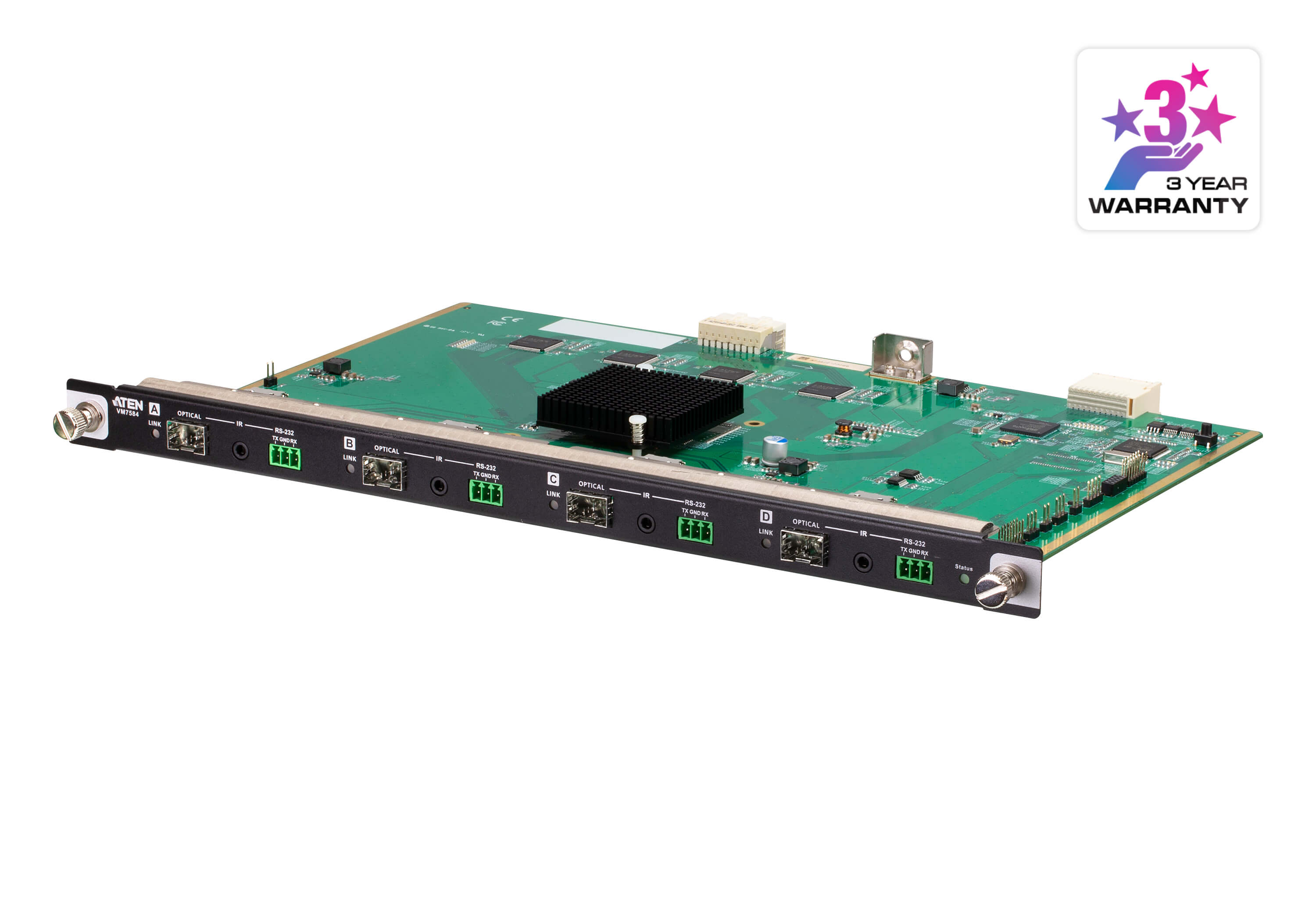 取寄 ATEN VM7584K2 4ポート10G光ファイバー入力ボード(シングルモード)