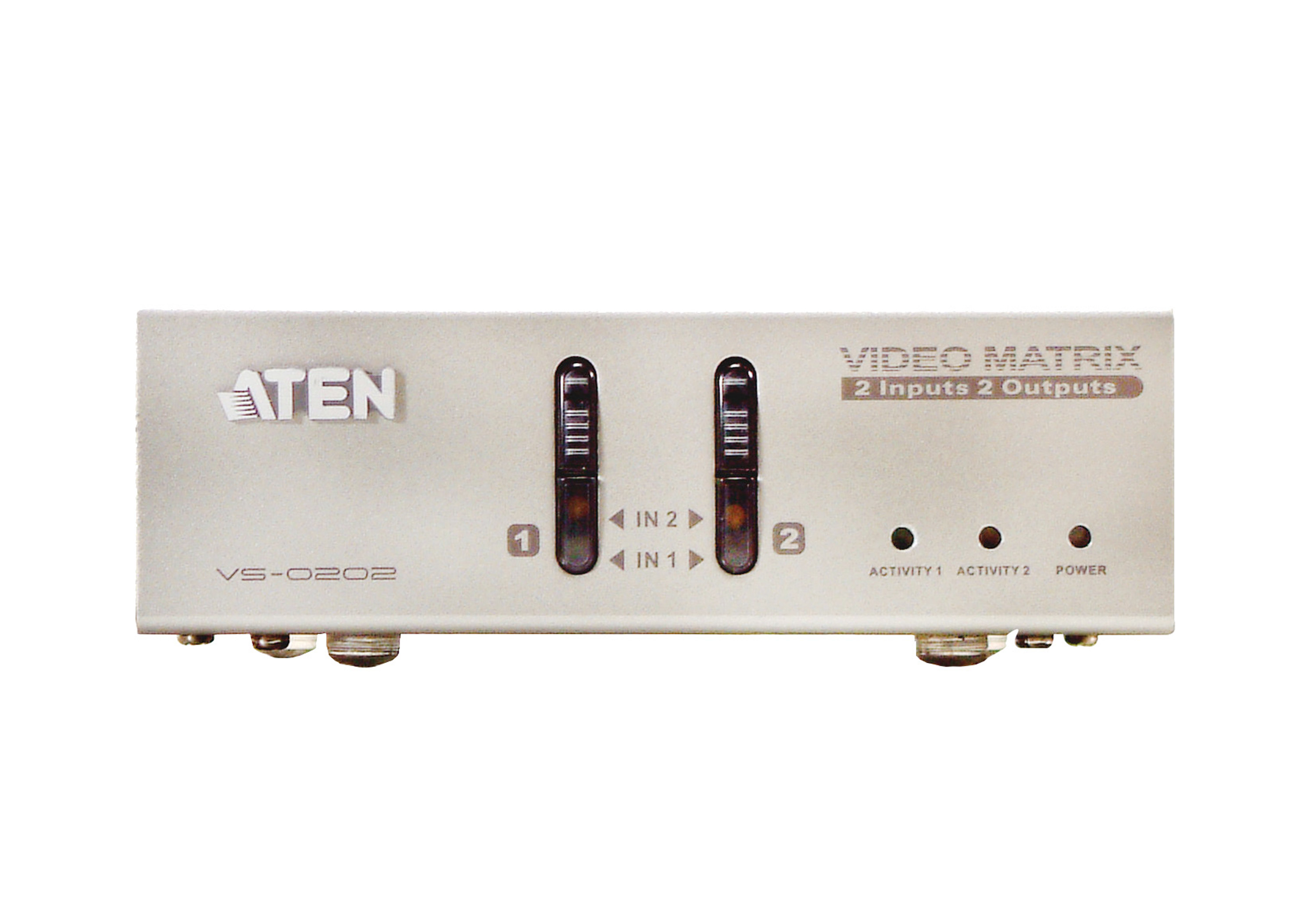 取寄 ATEN VS0202 2入力2出力オーディオ・ビデオマトリックススイッチャー