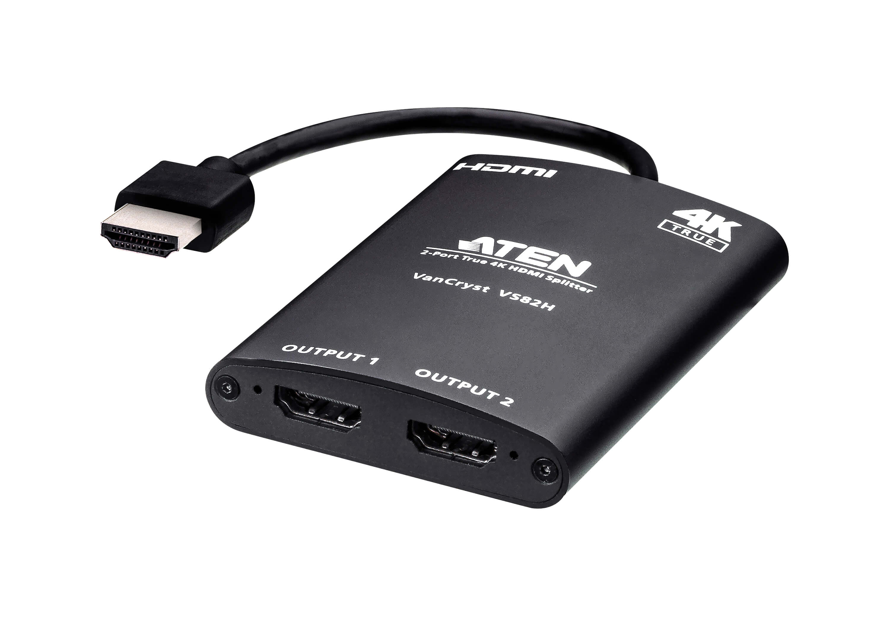 取寄 ATEN VS82H  2ポート HDMI分配器（4K60p対応、自動ダウンスケーリング機能搭載）