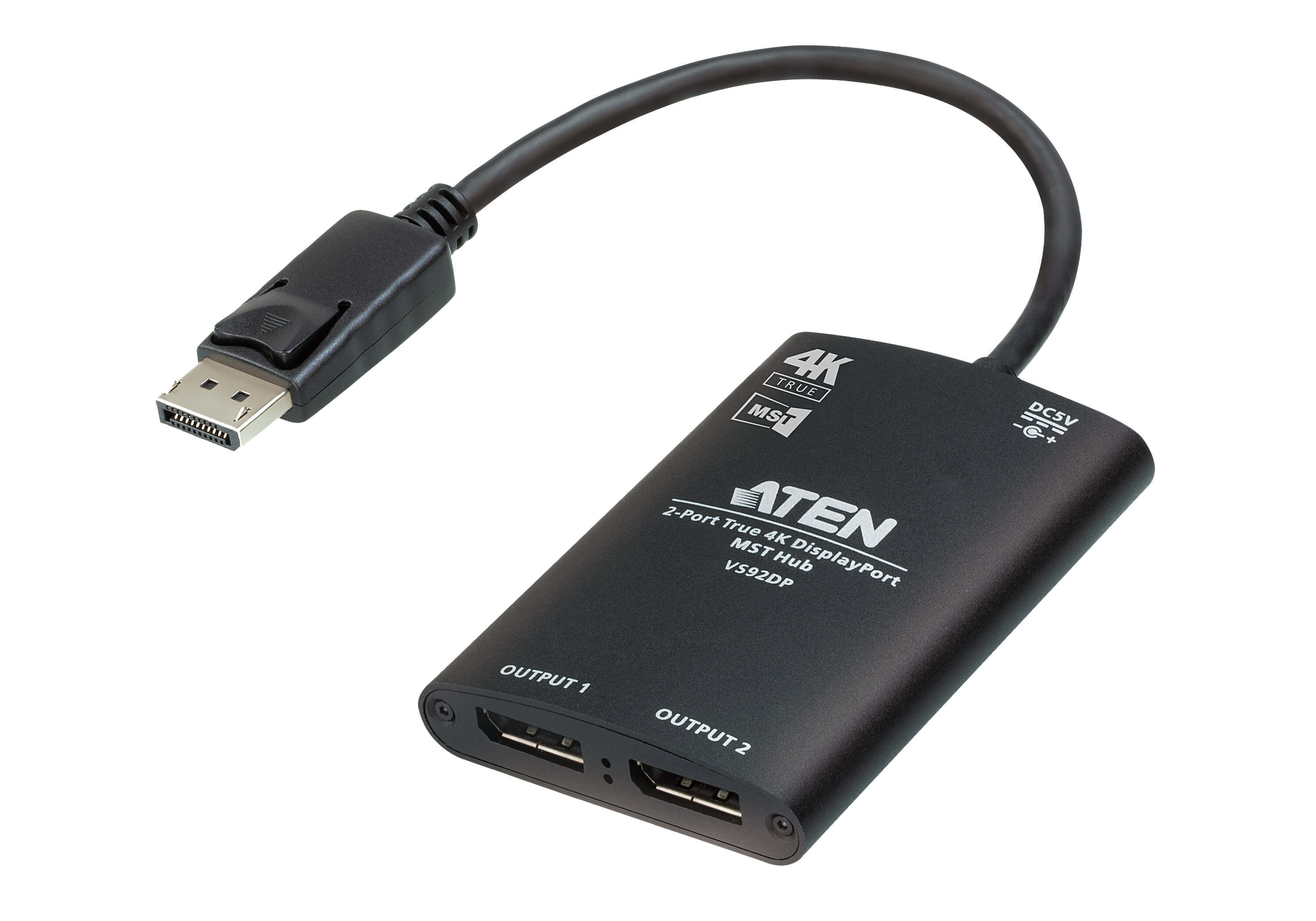 取寄 ATEN VS92DP 2ポート DisplayPort分配器（4K60p、MST対応）
