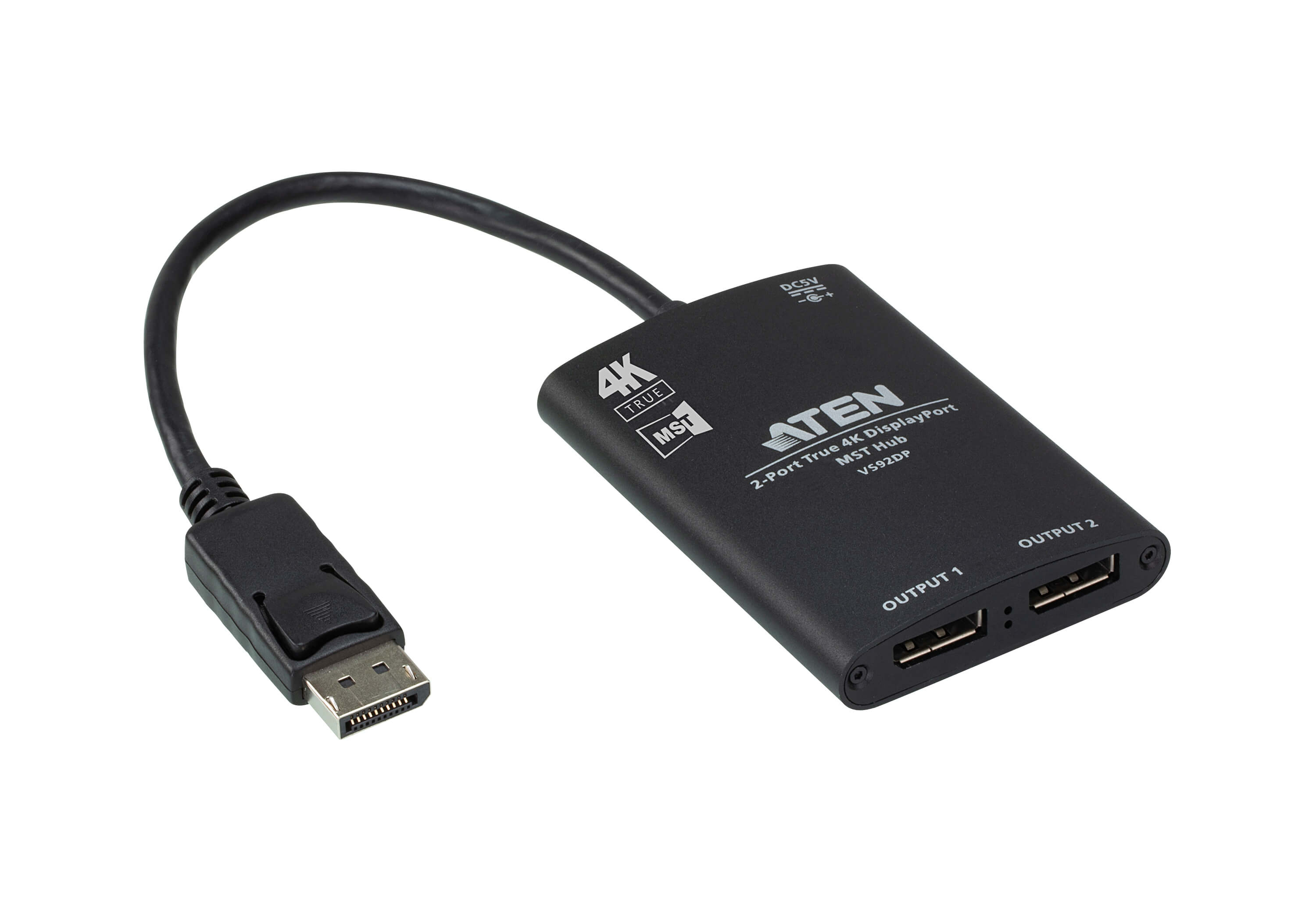 取寄 ATEN VS92DP 2ポート DisplayPort分配器（4K60p、MST対応）